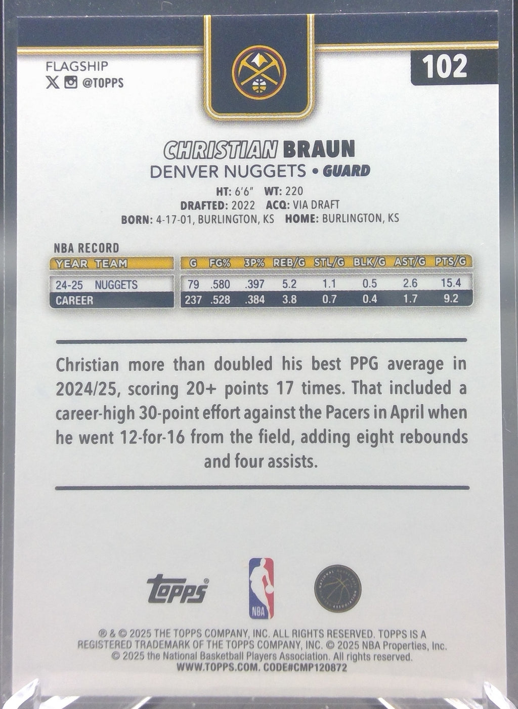 Christian Braun #102