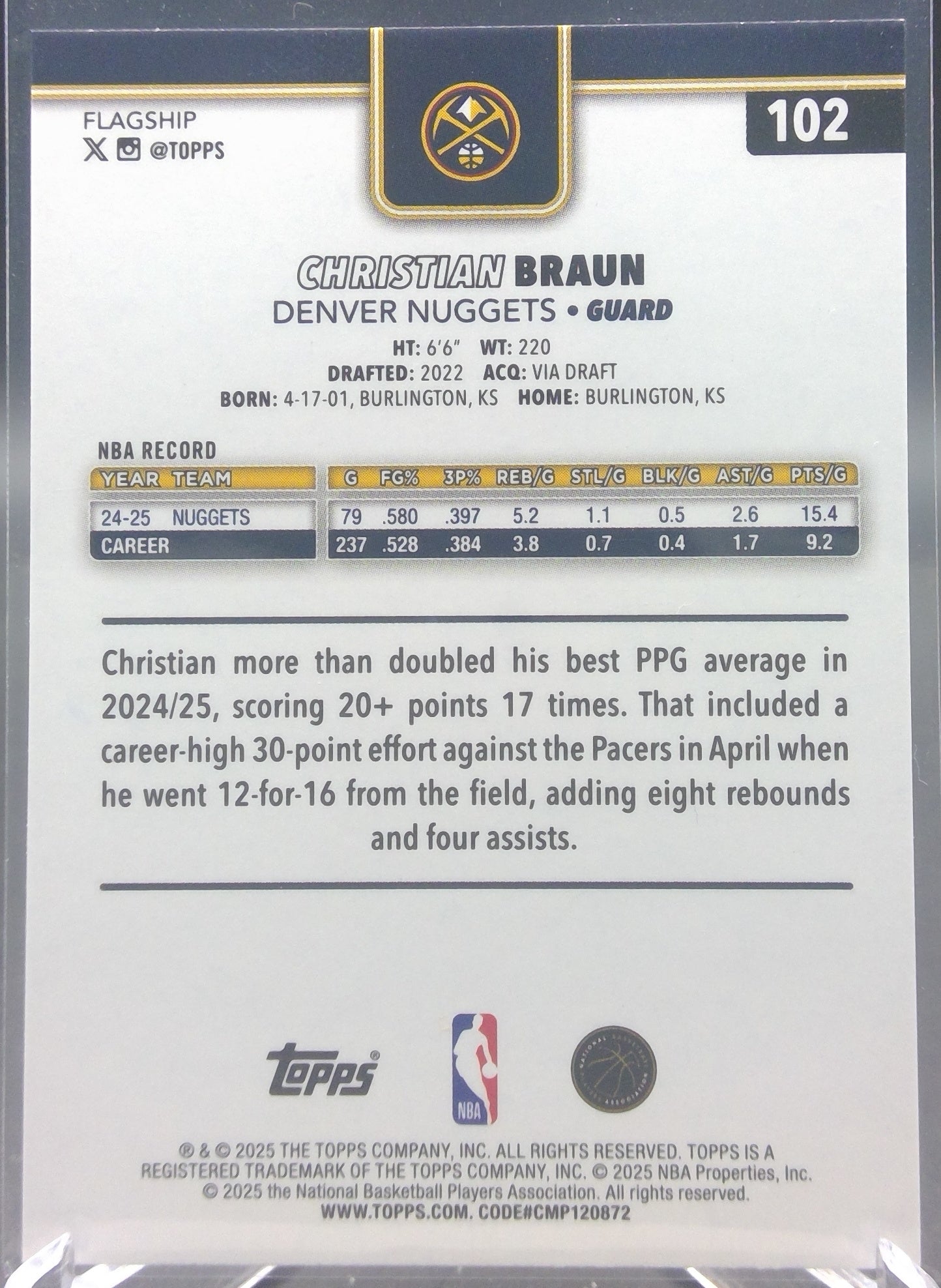 Christian Braun #102