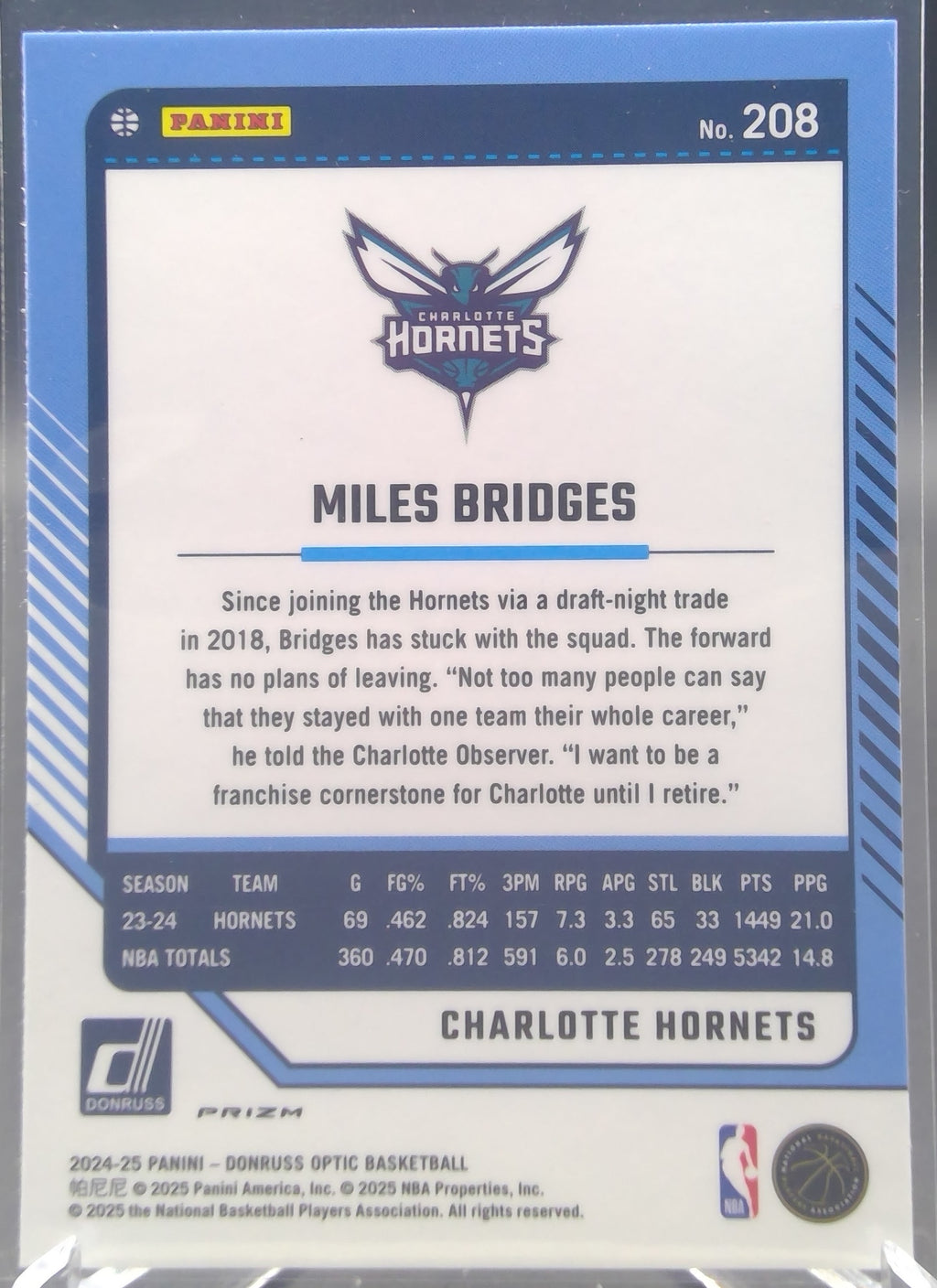Miles Bridges #208