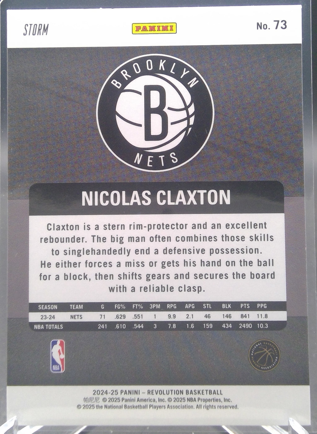 Nicolas Claxton #73