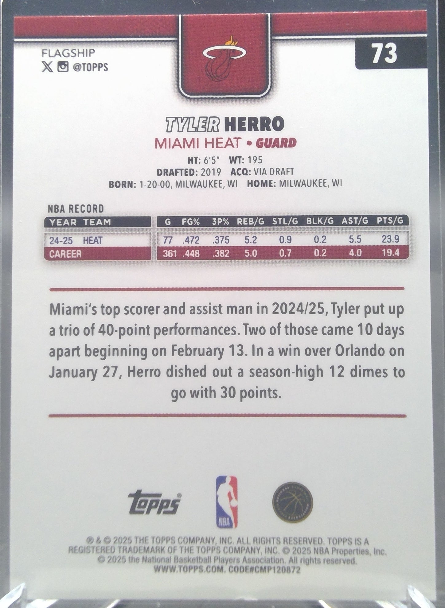 Tyler Herro #73