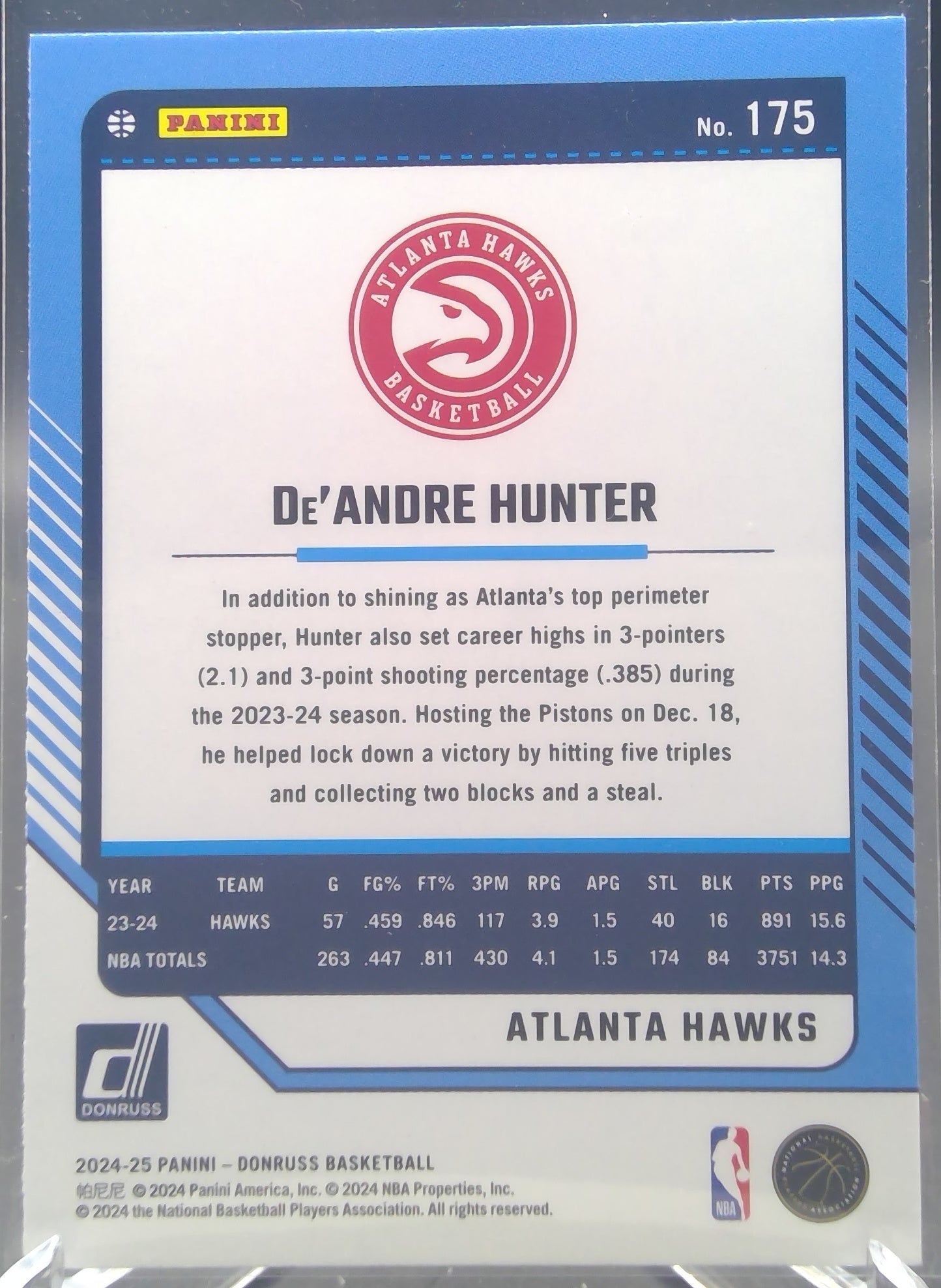 De'Andre Hunter #175