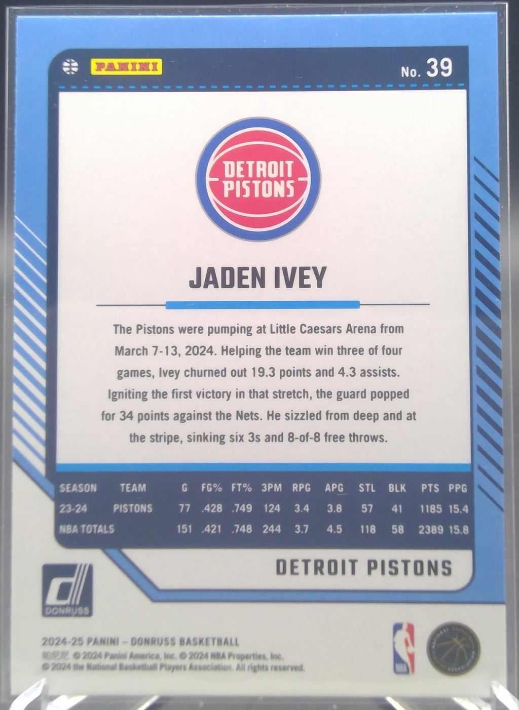 Jaden Ivey #39