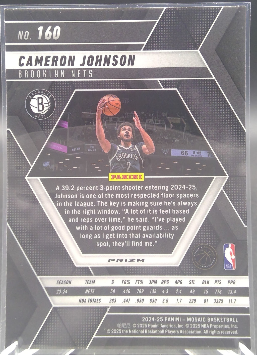 Cameron Johnson #160
