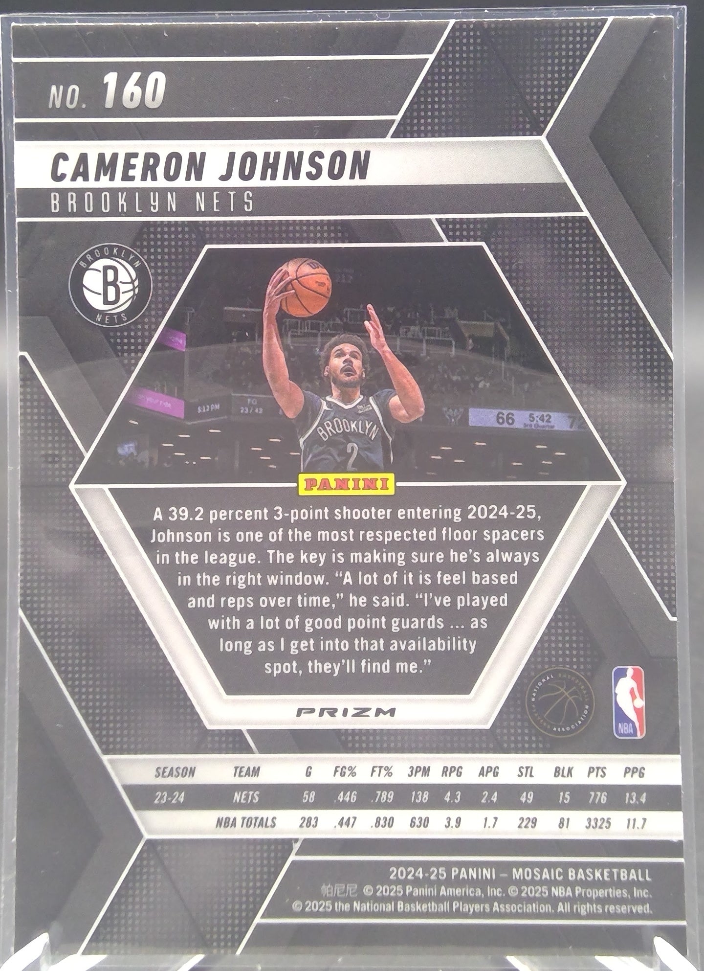 Cameron Johnson #160