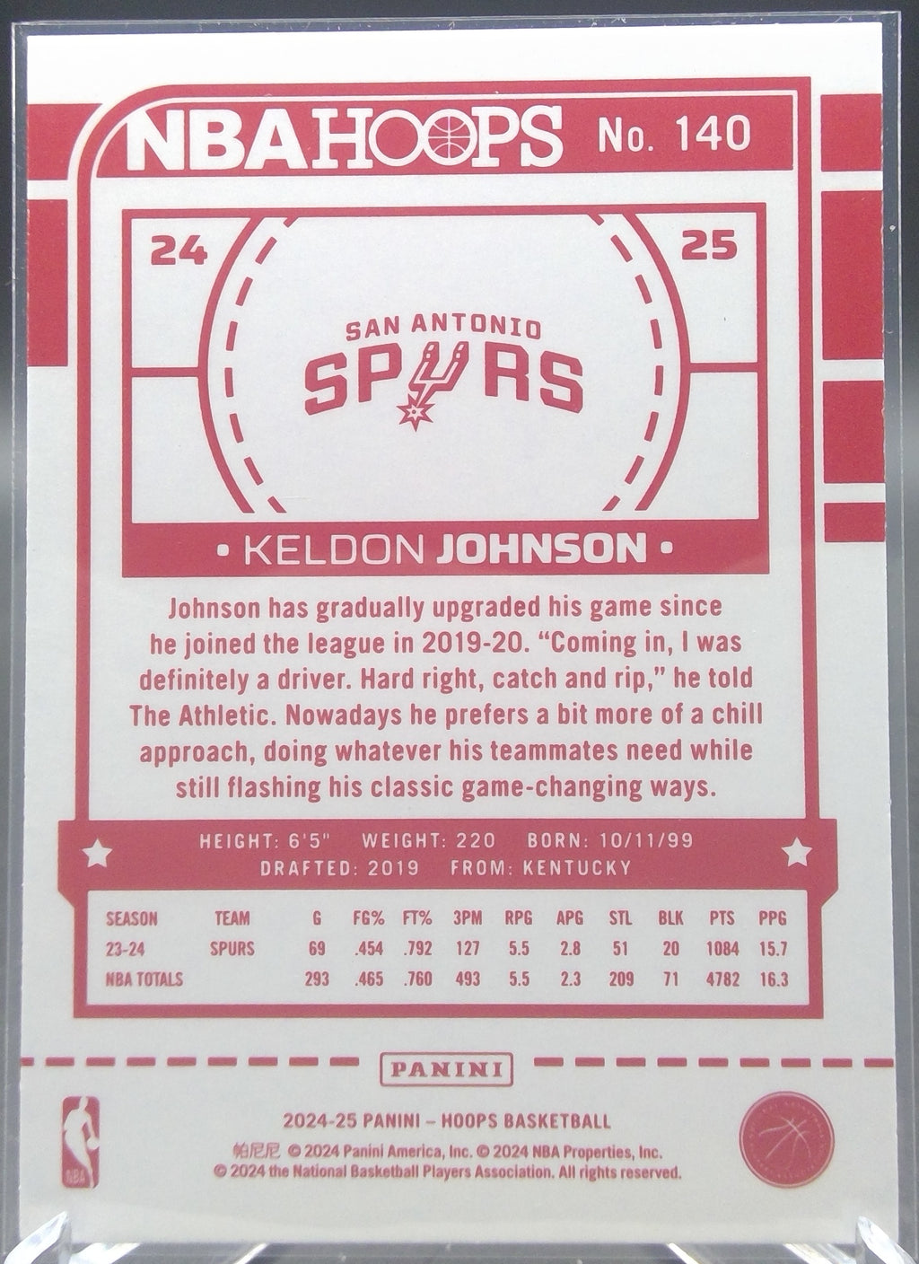 Keldon Johnson #140