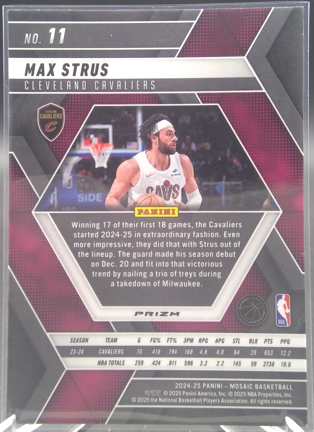 Max Strus #11 Fast Break Silver