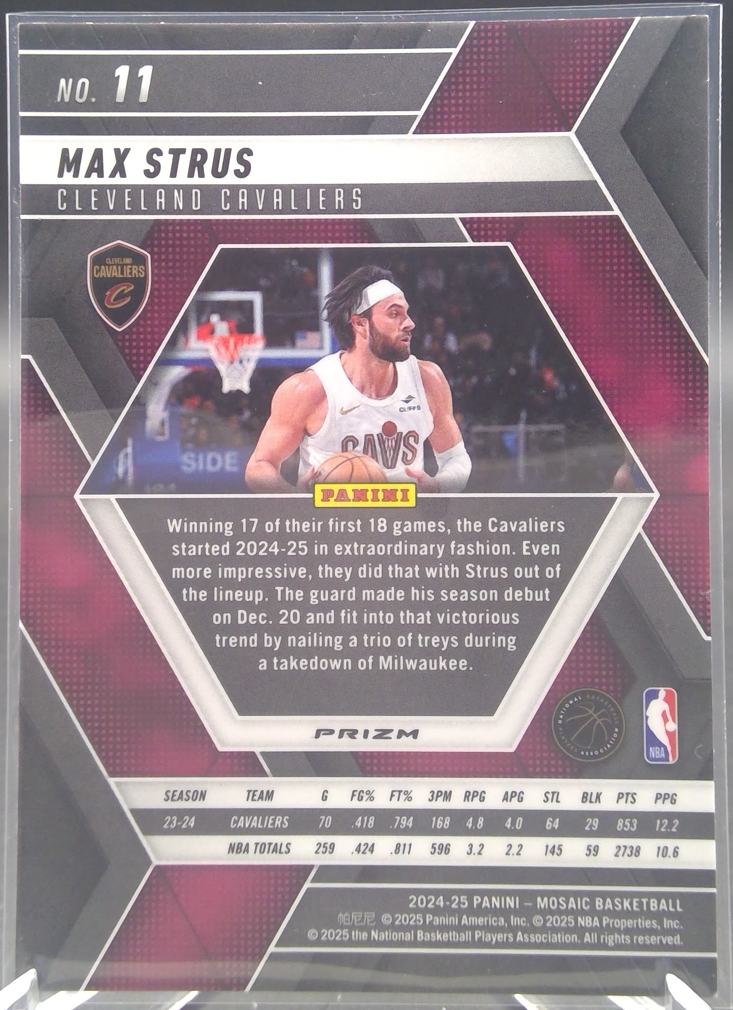 Max Strus #11 Fast Break Silver