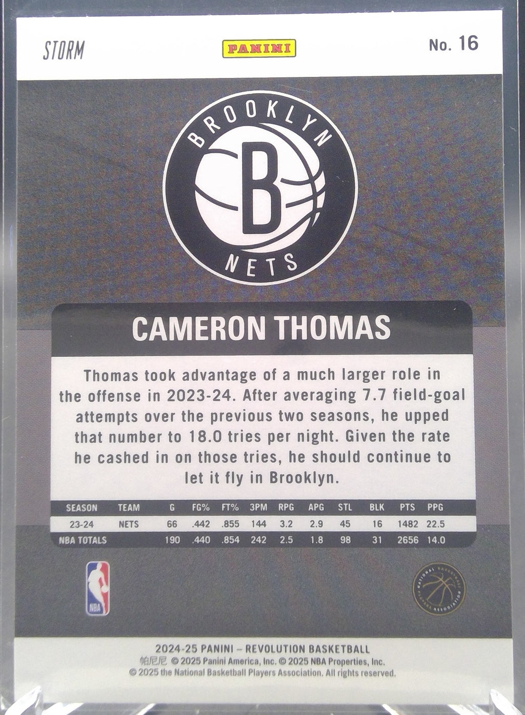 Cameron Thomas #16