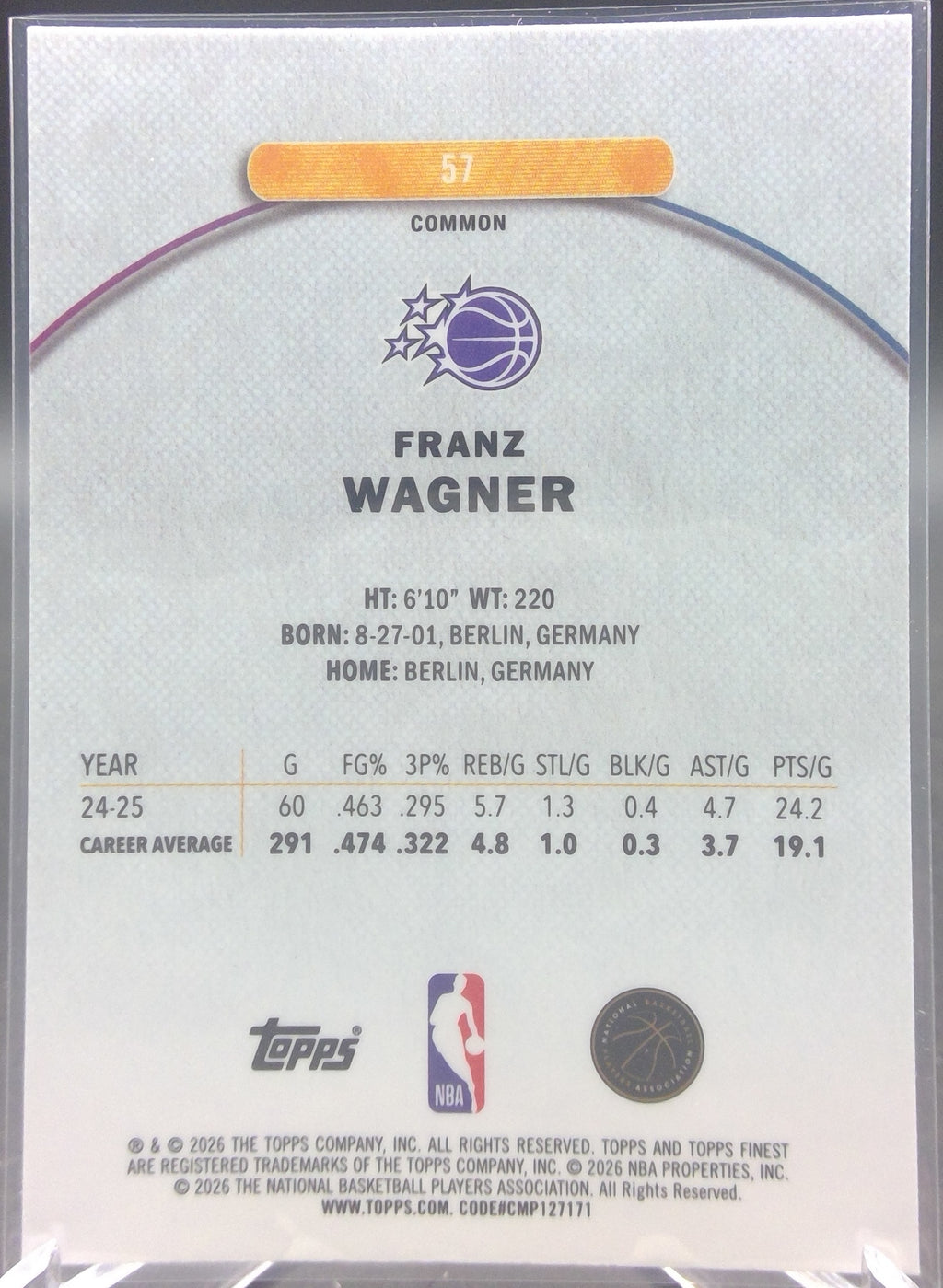 Franz Wagner #57