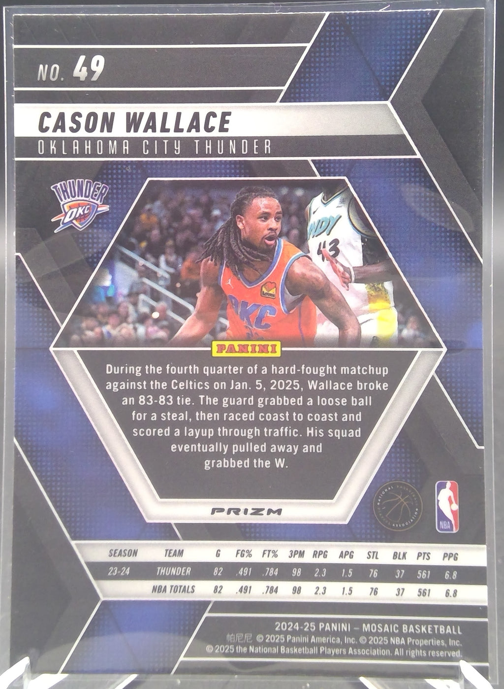 Cason Wallace #49