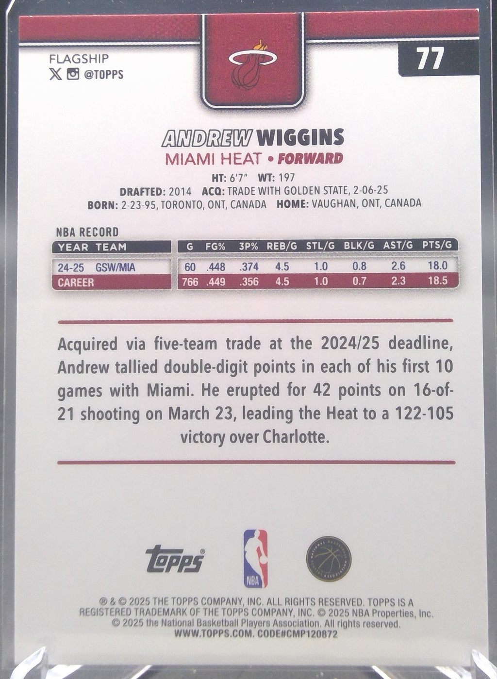 Andrew Wiggins #77