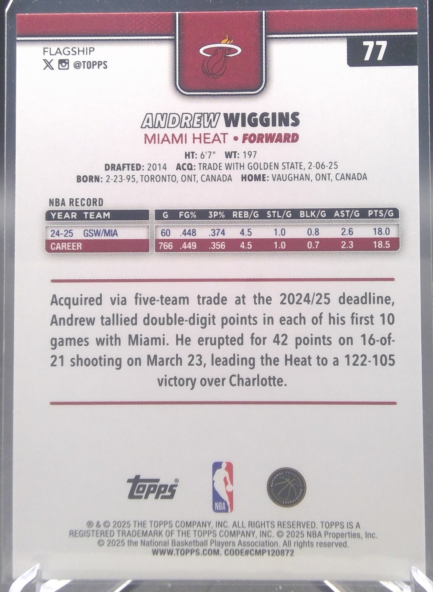 Andrew Wiggins #77
