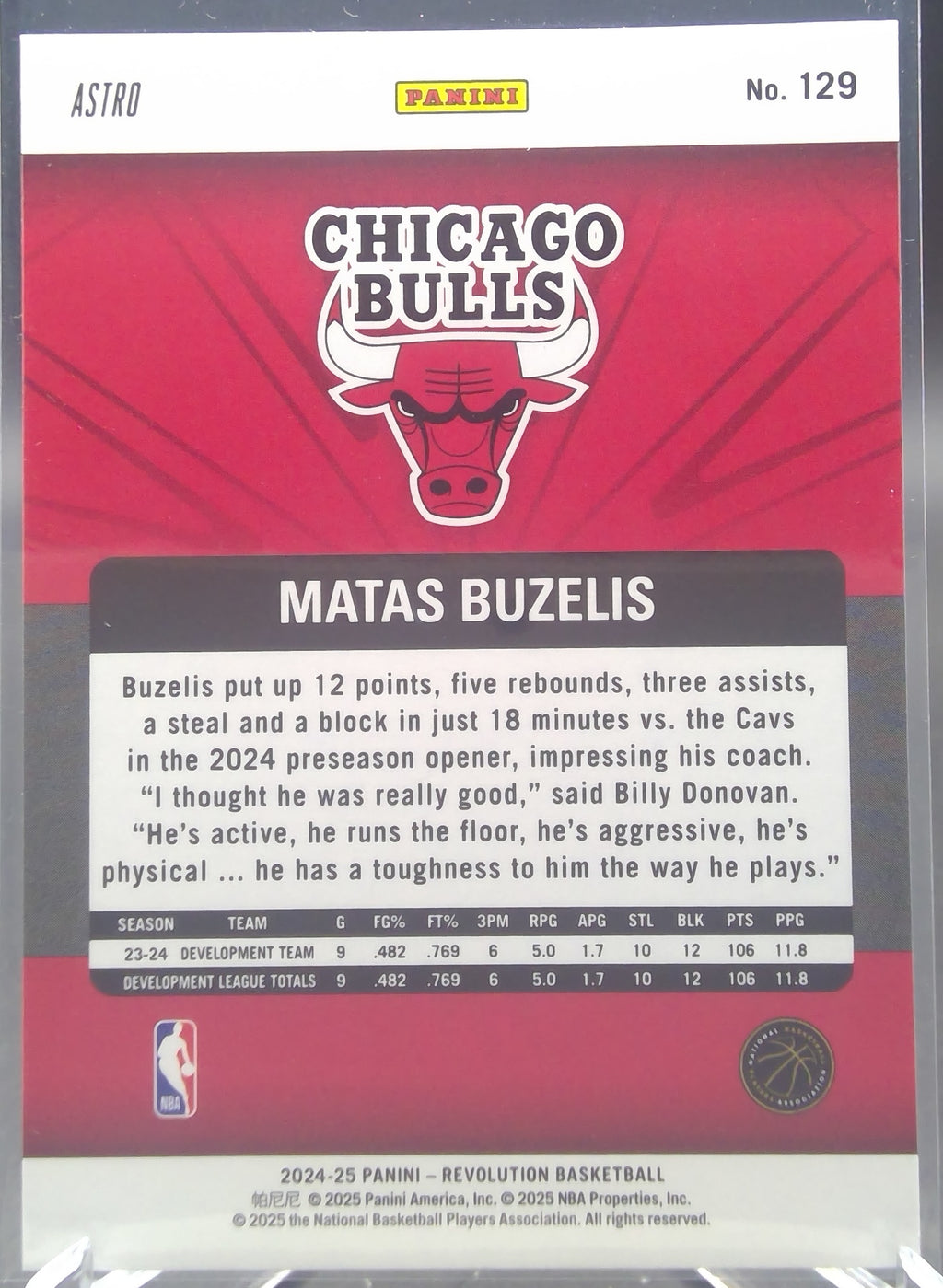 Matas Buzelis #129