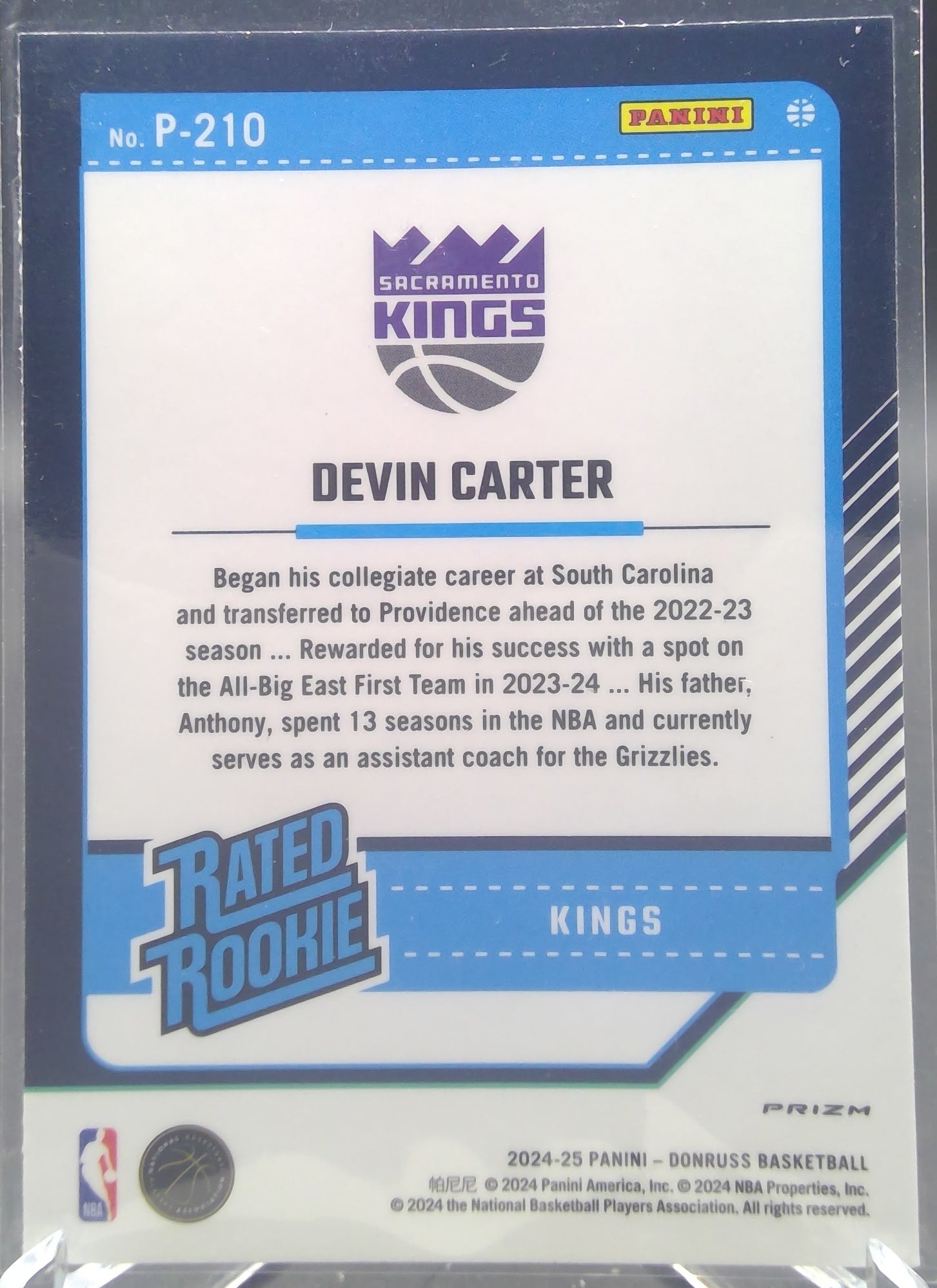 Devin Carter #P-210
