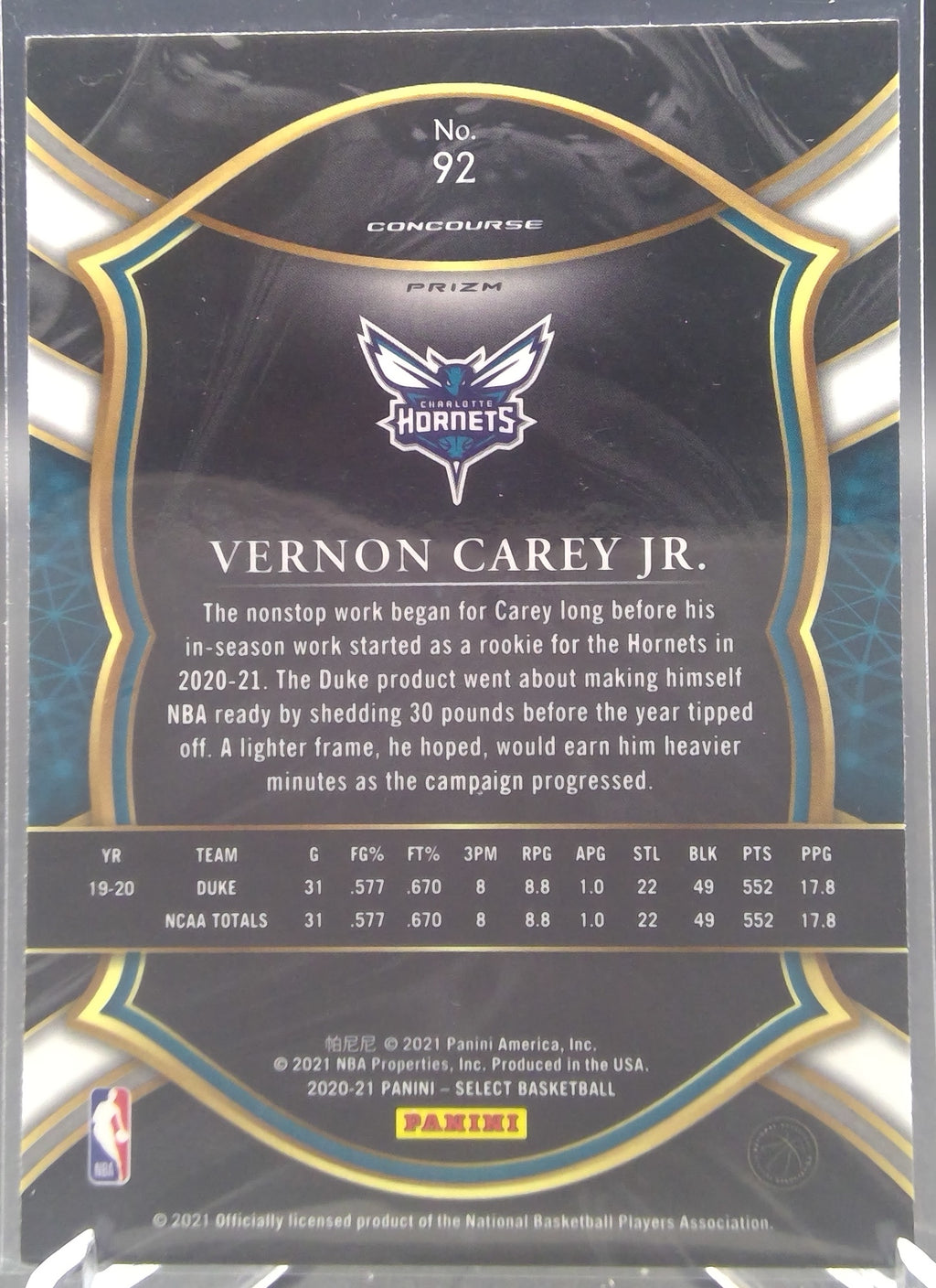 Vernon Carey Jr. #92