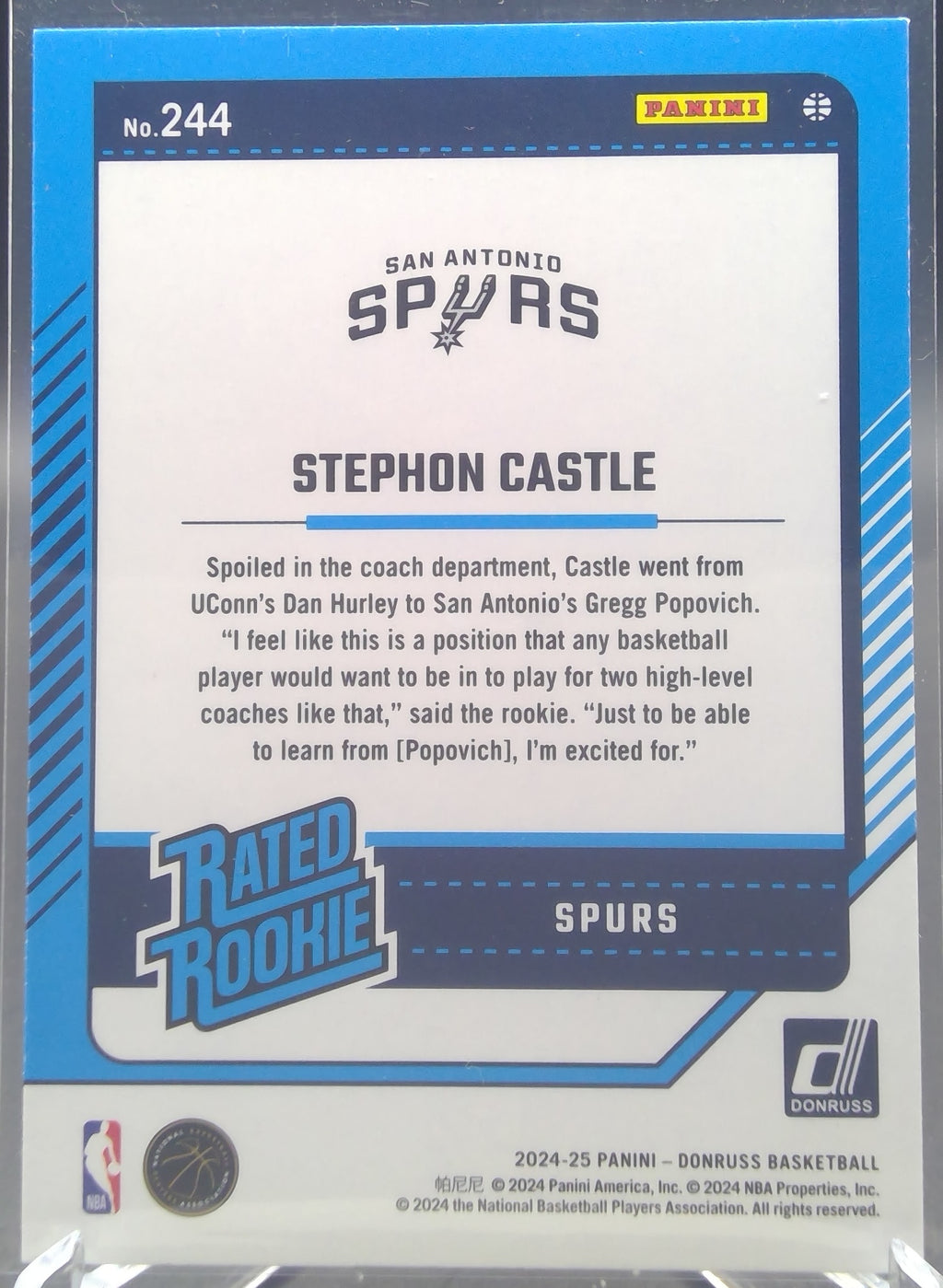 Stephon Castle #244