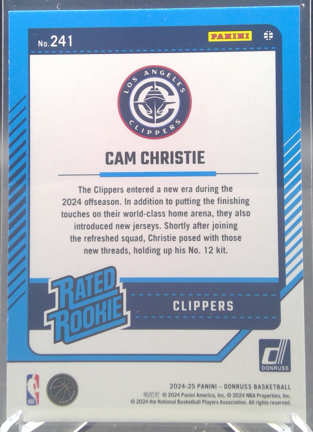 Cam Christie #241