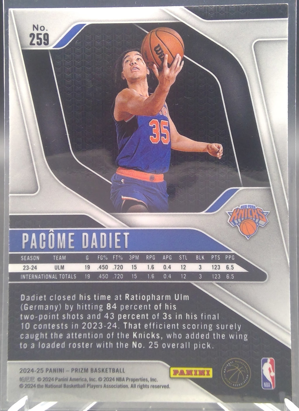 Pacome Dadiet #259
