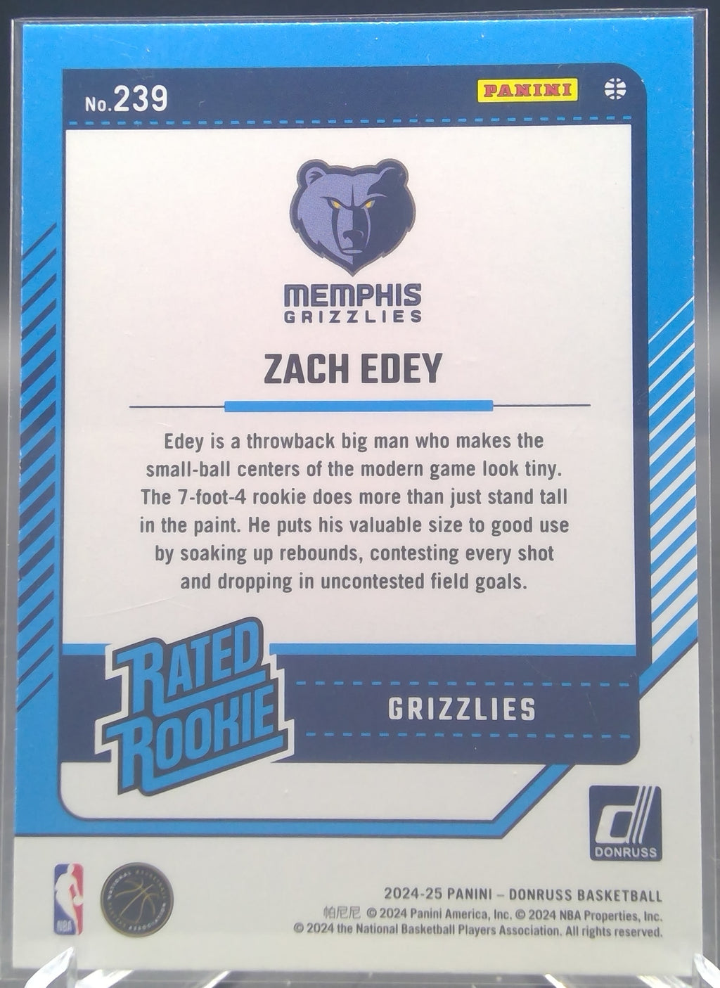 Zach Edey #239