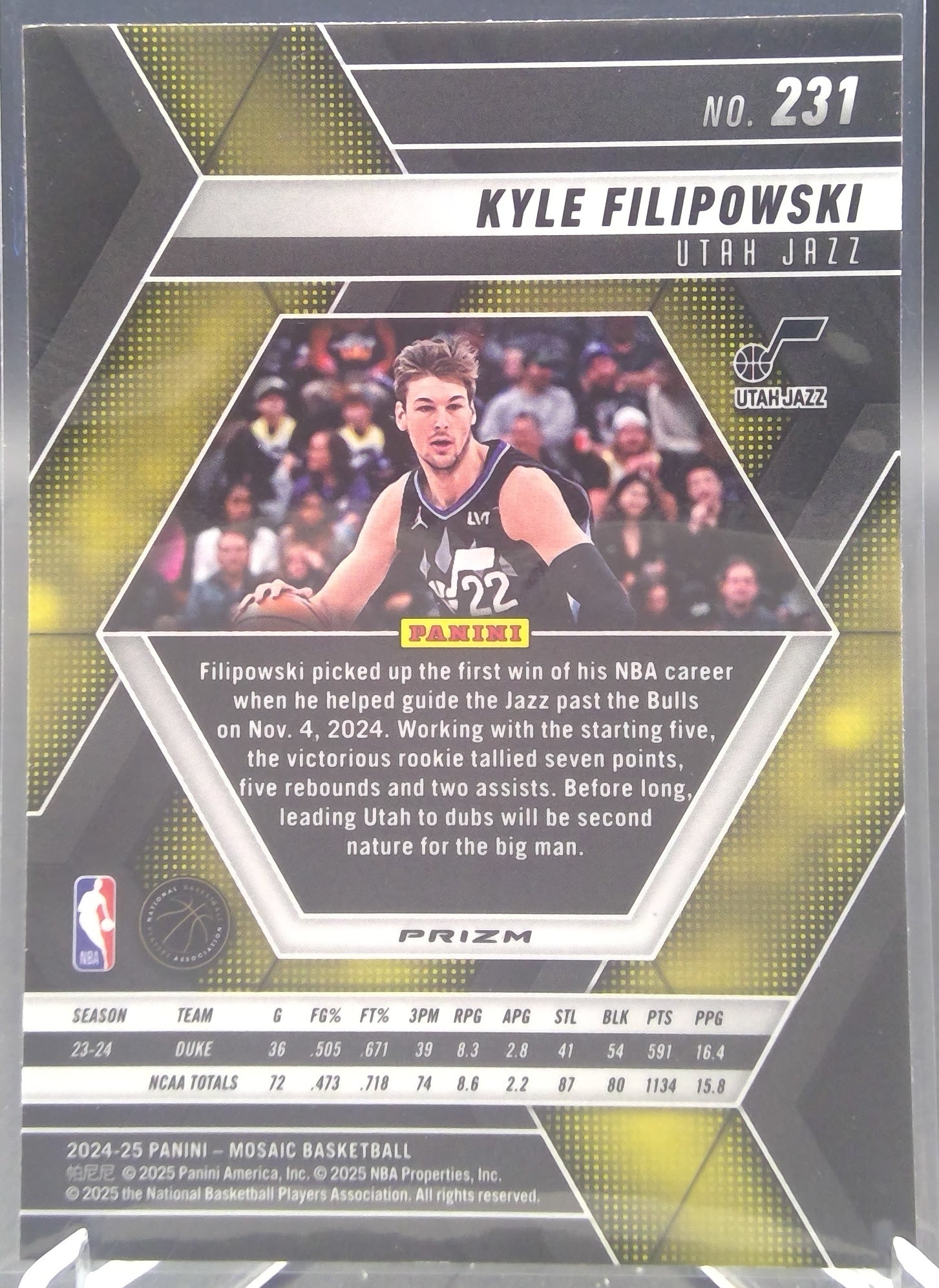 Kyle Filipowski #231