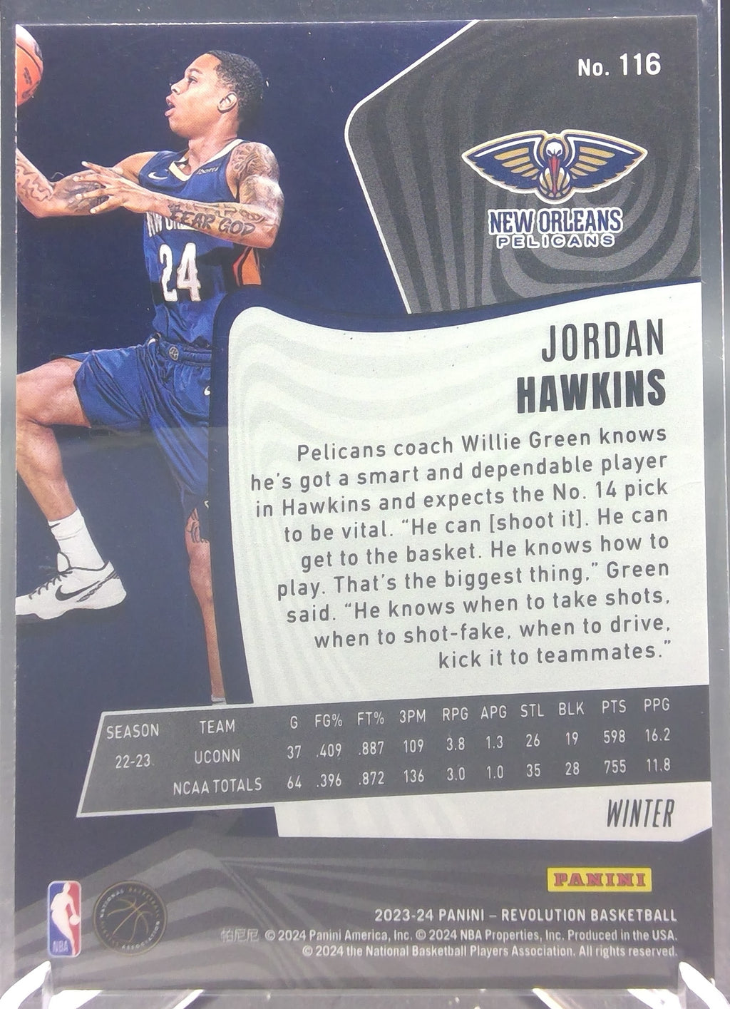 Jordan Hawkins #116
