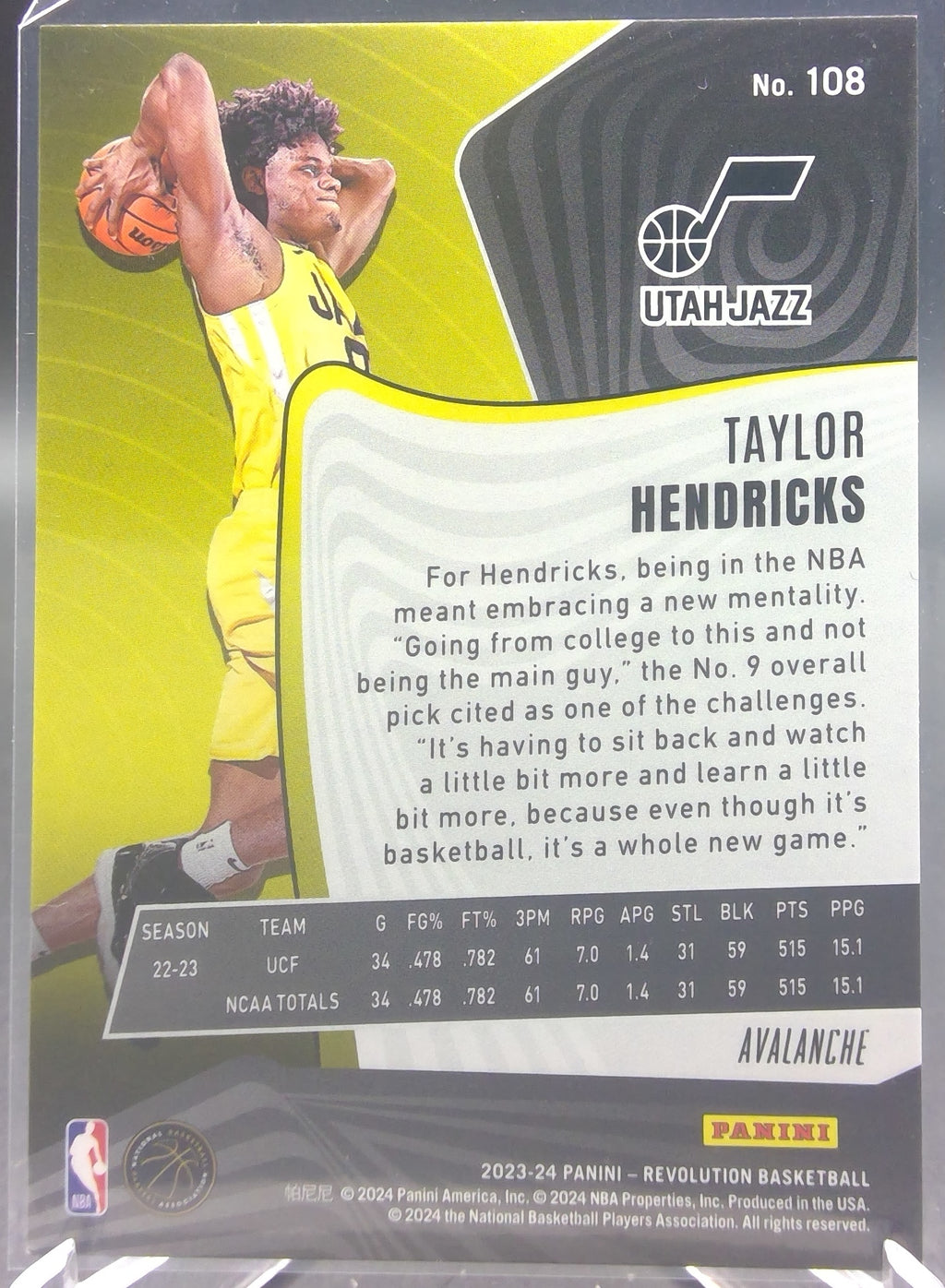Taylor Hendricks #108