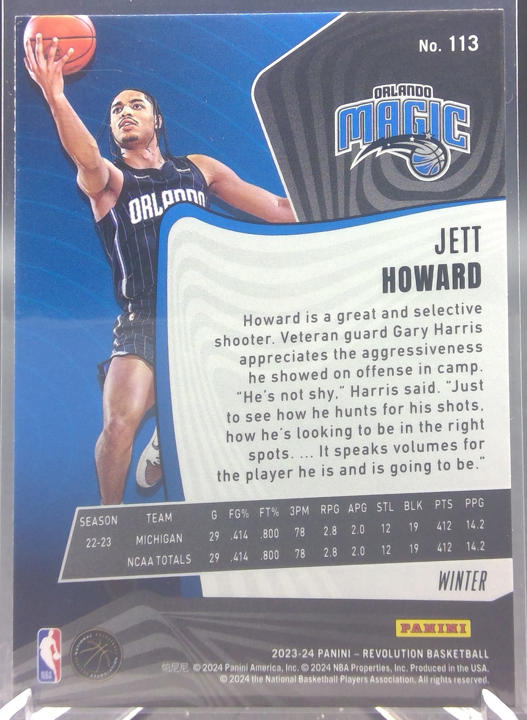 Jett Howard #113