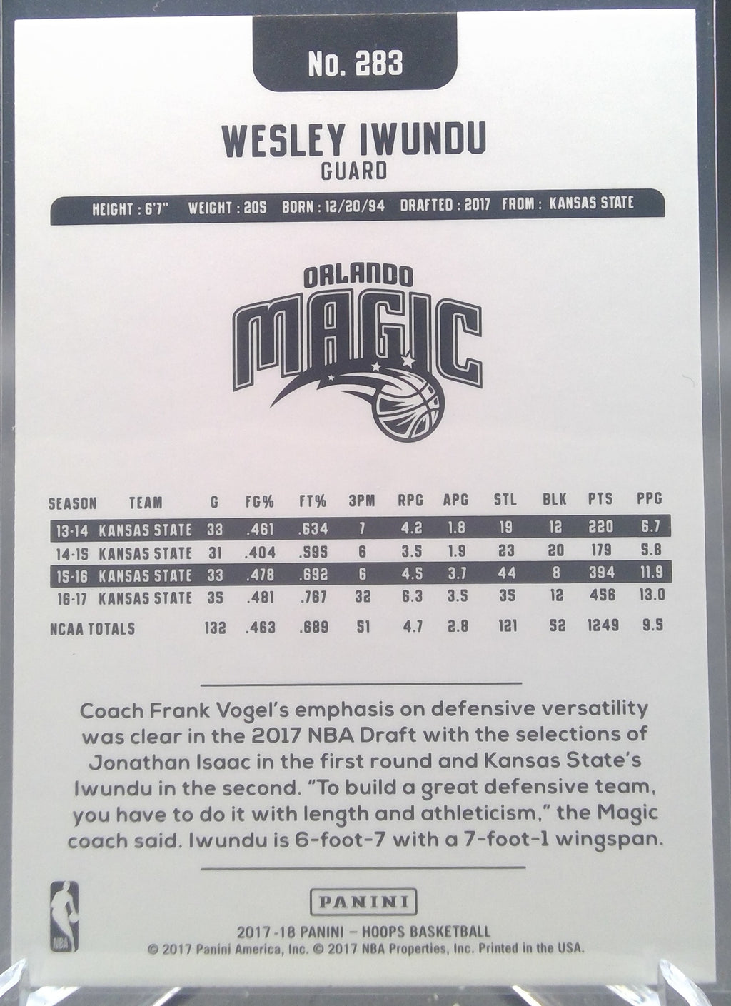 Wesley Iwundu #283