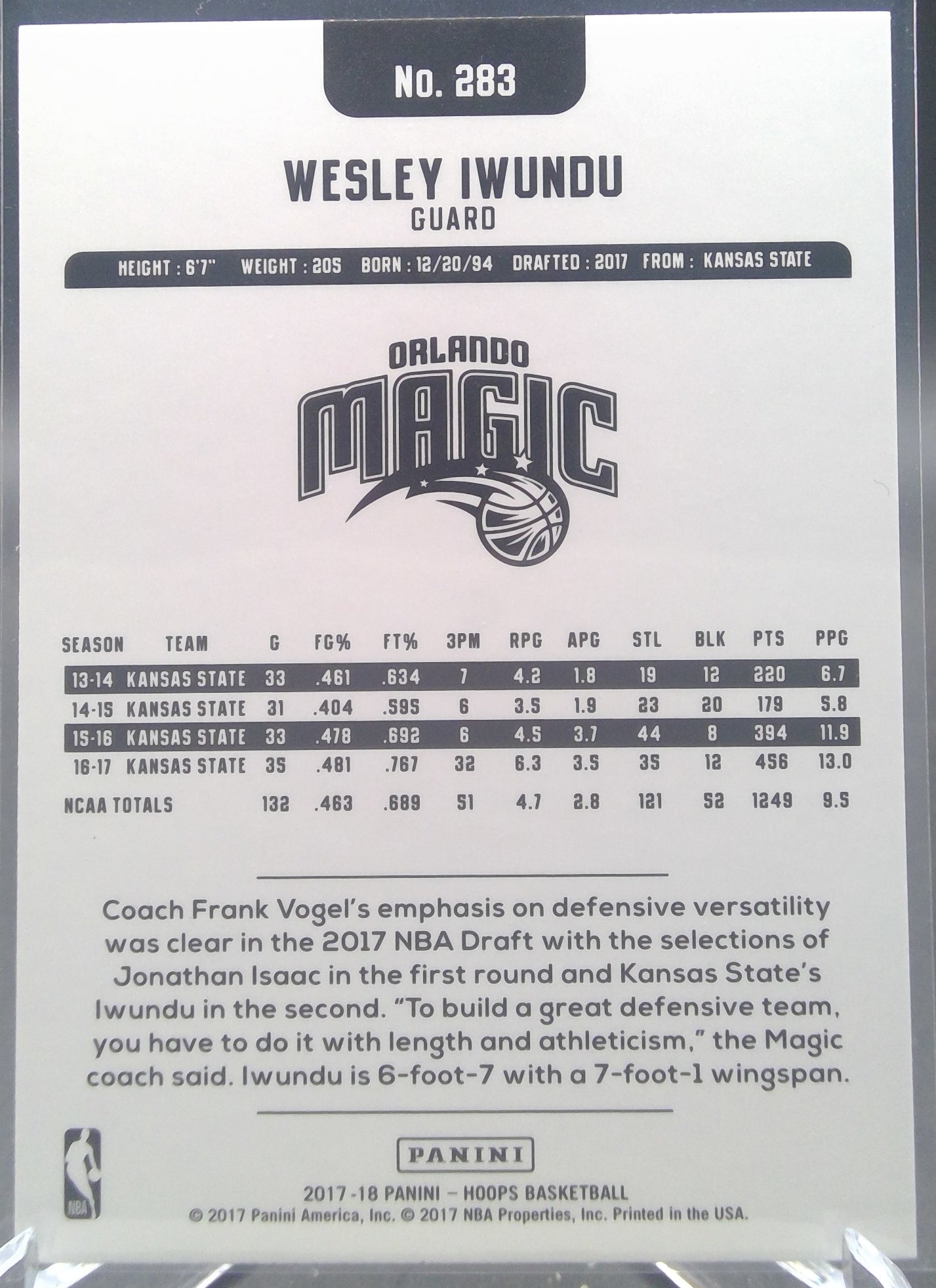 Wesley Iwundu #283
