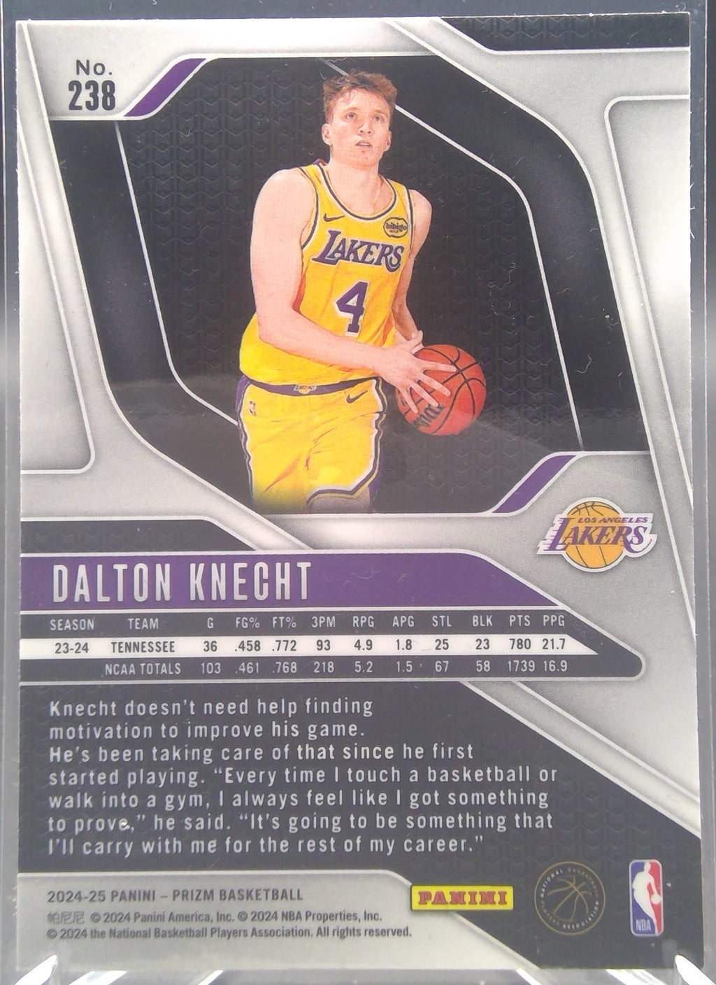 Dalton Knecht #238