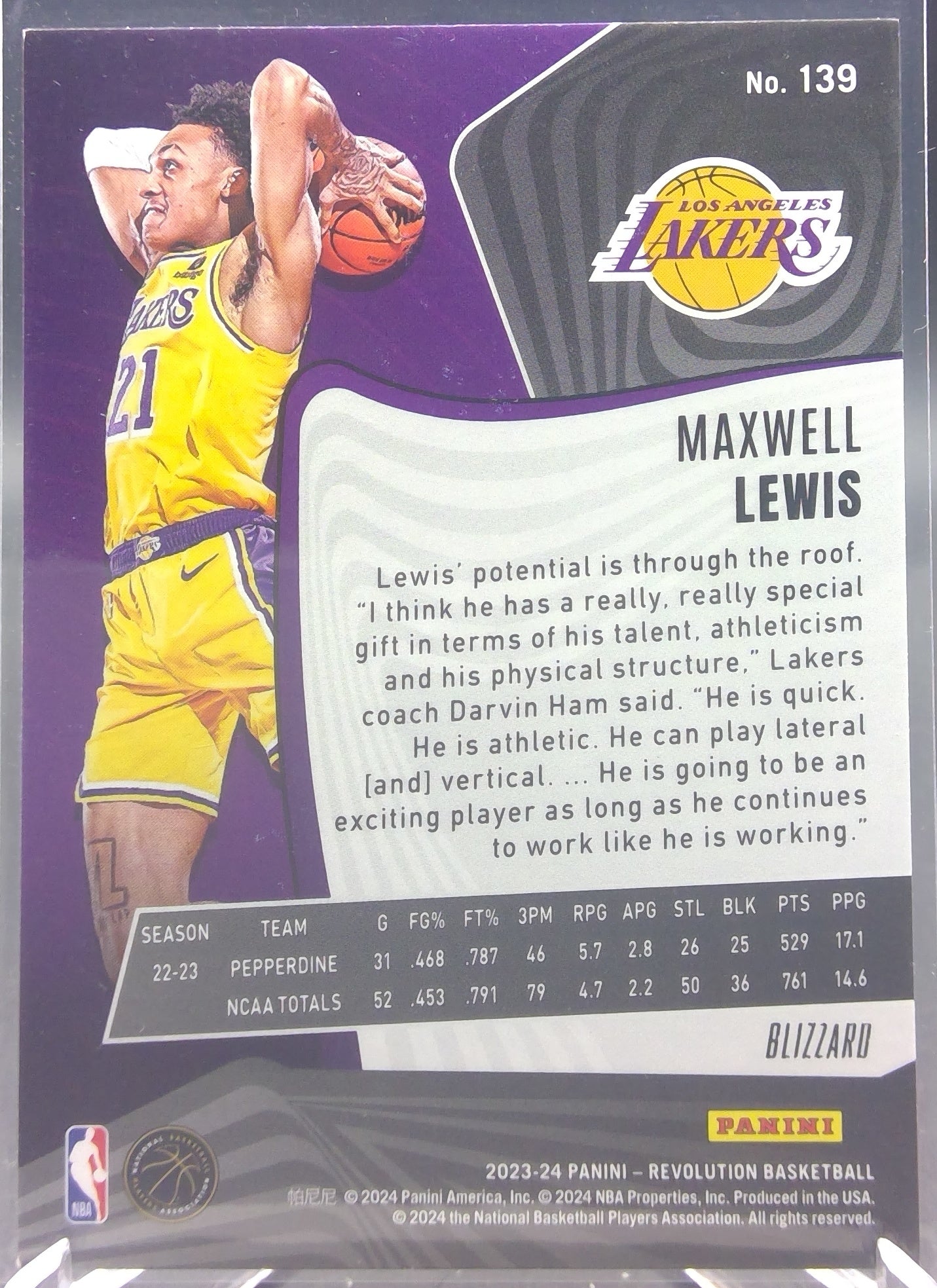 Maxwell Lewis #139