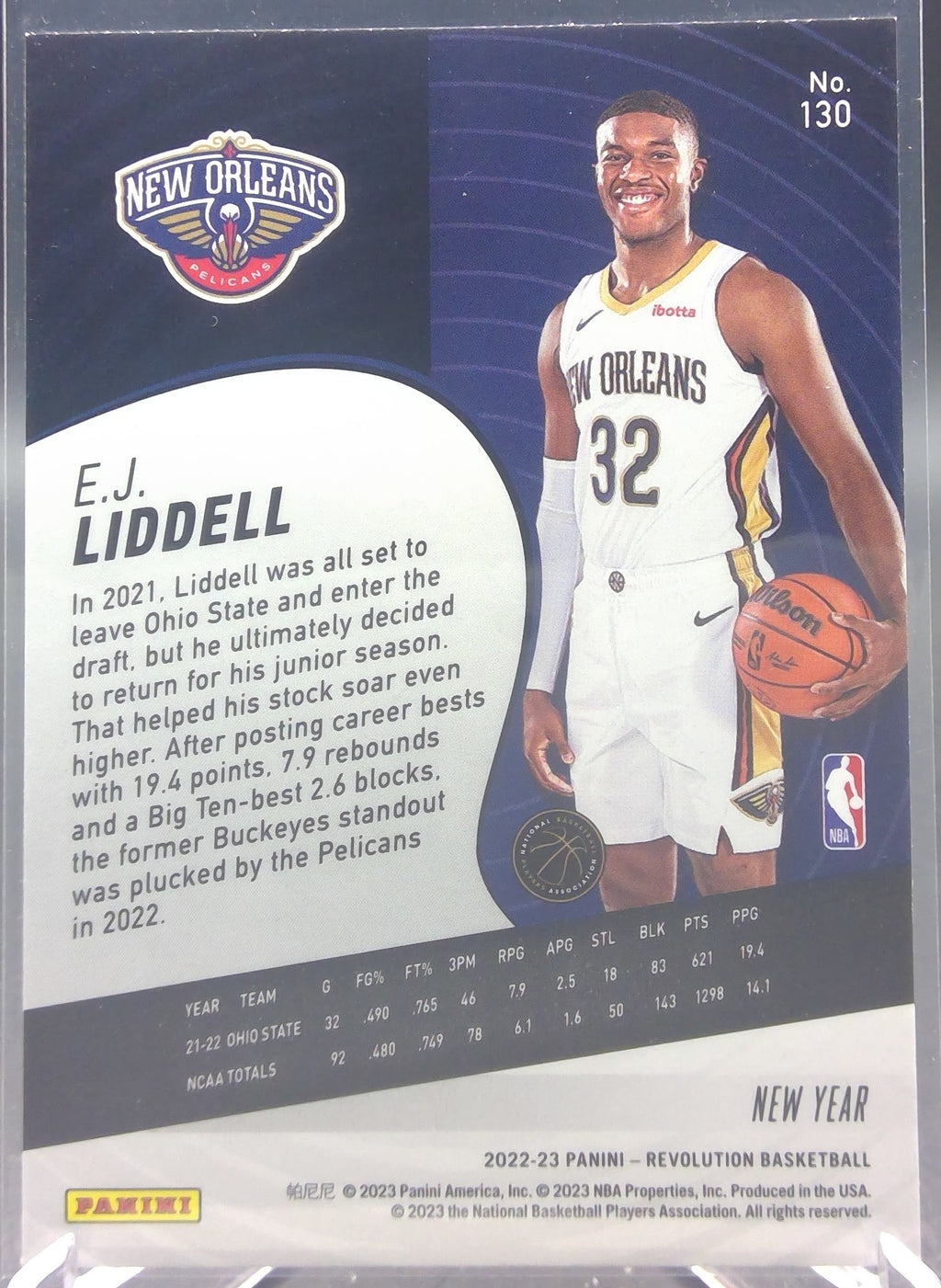 E. J. Liddell #130