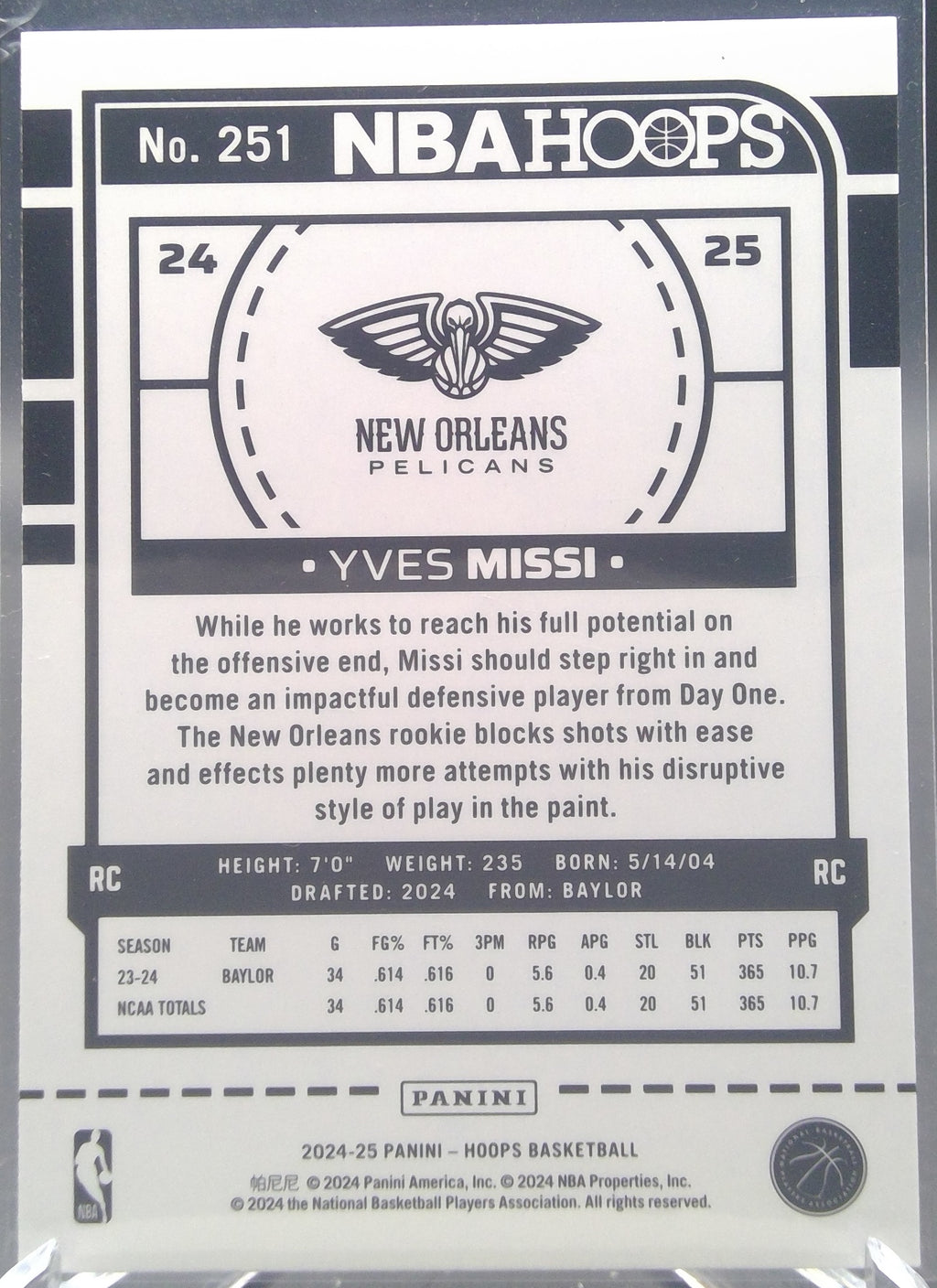 Yves Missi #251