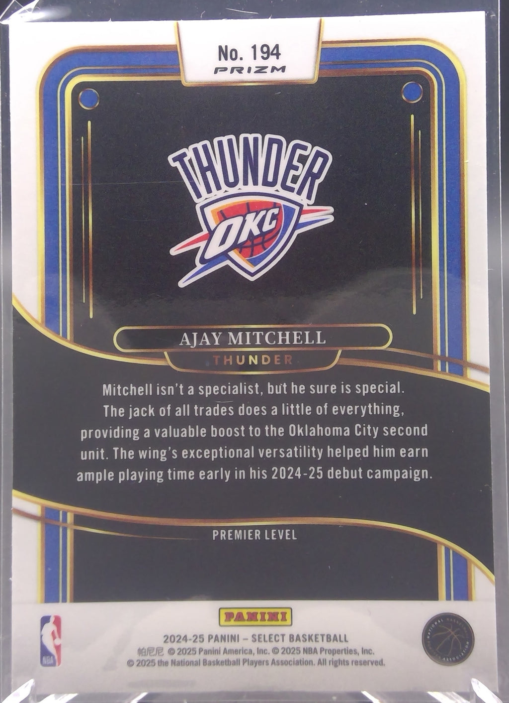 Ajay Mitchell #194