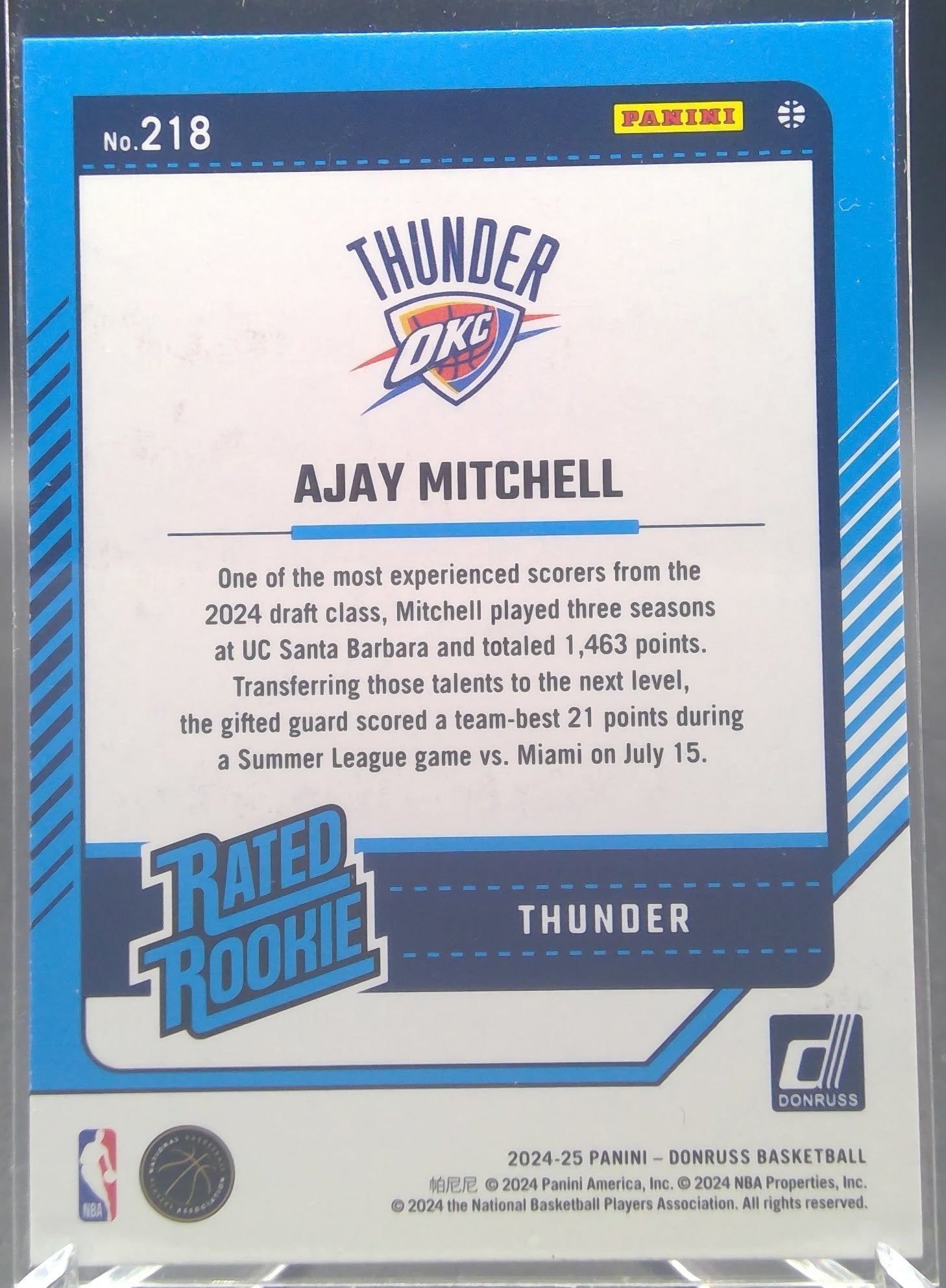 Ajay Mitchell #218