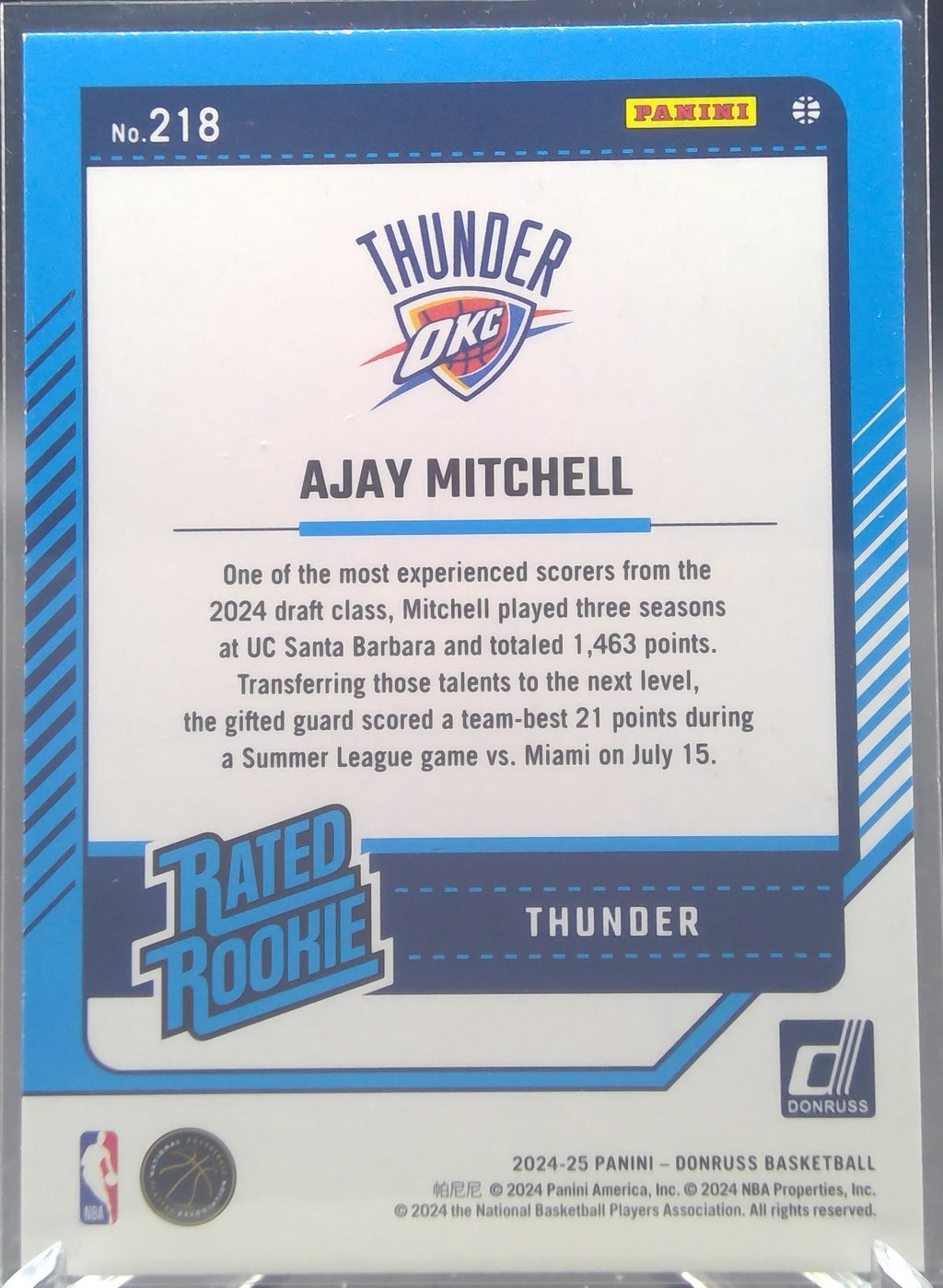 Ajay Mitchell #218