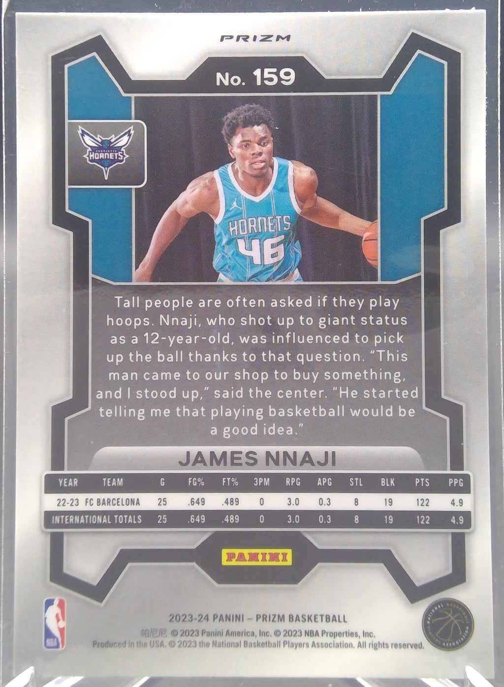 James Nnaji #159