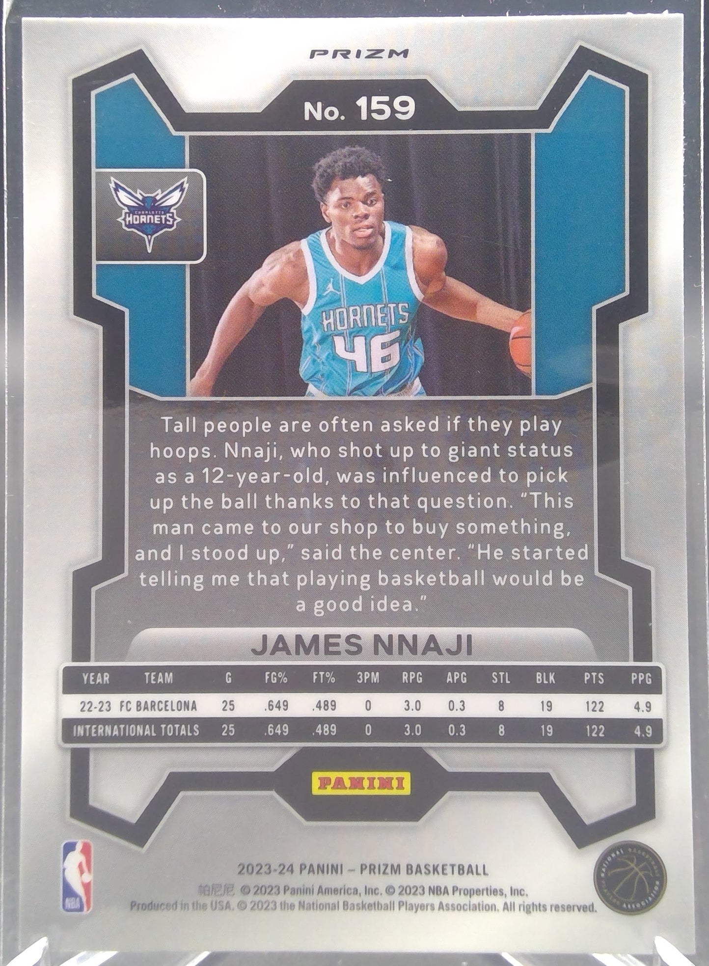James Nnaji #159