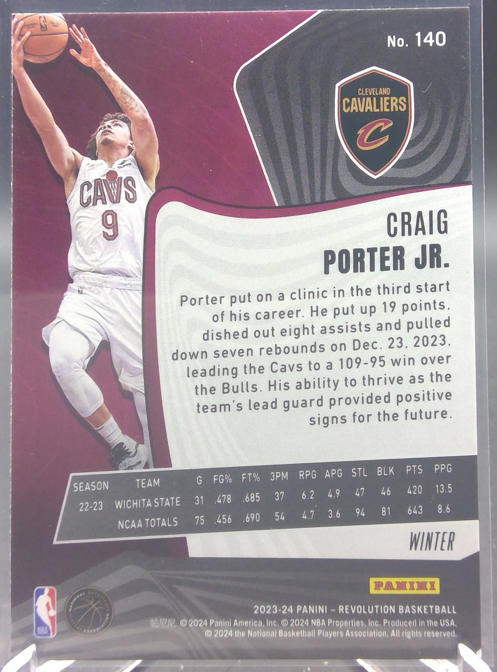 Craig Porter Jr. #140