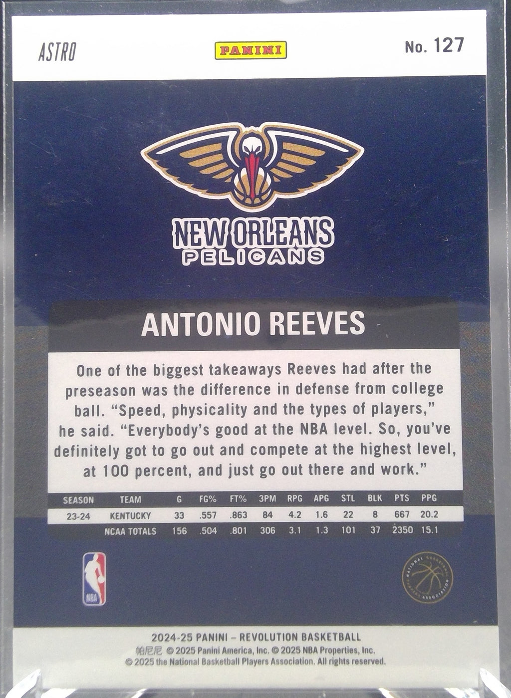 Antonio Reeves #127