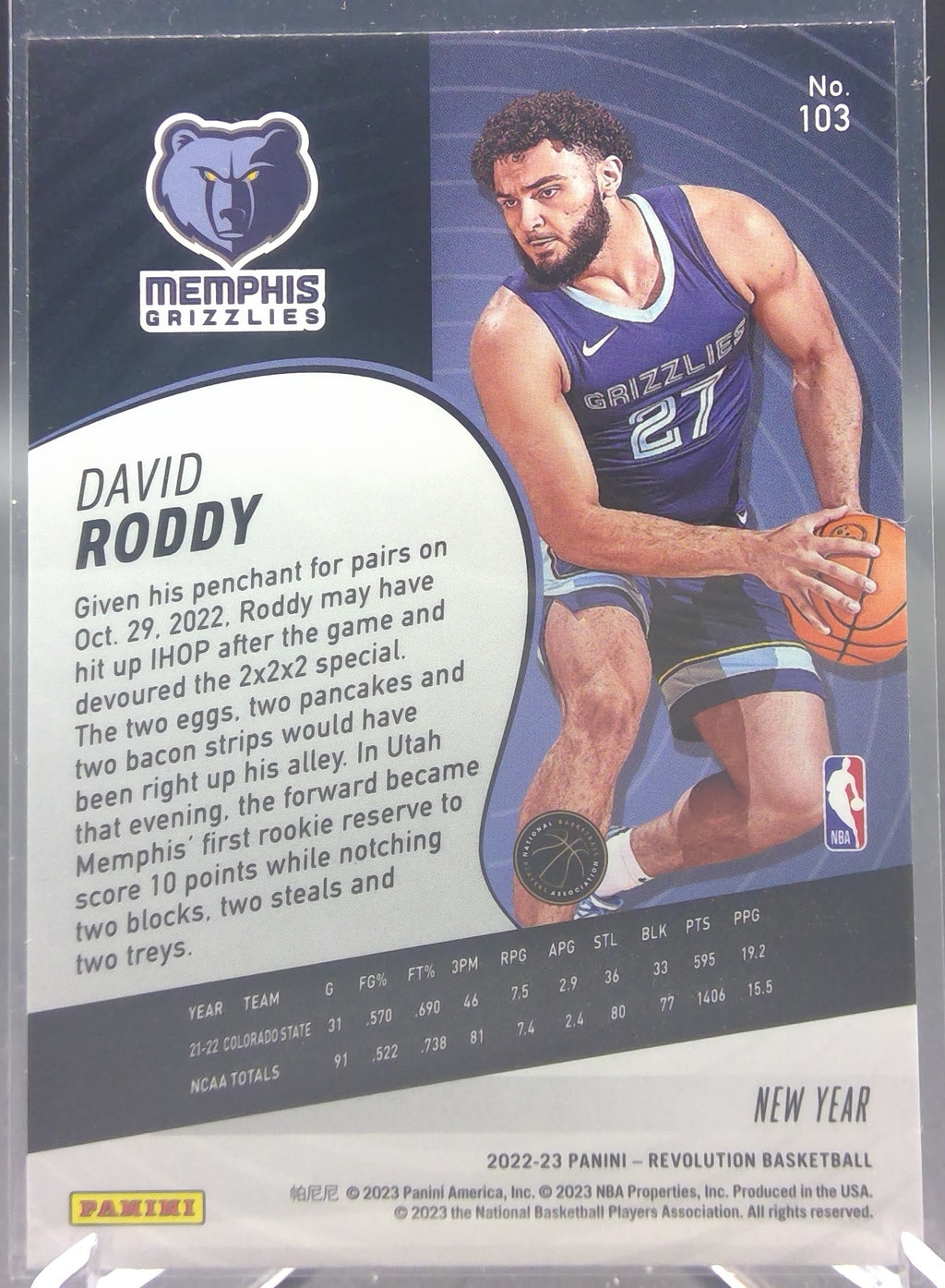 David Roddy #103