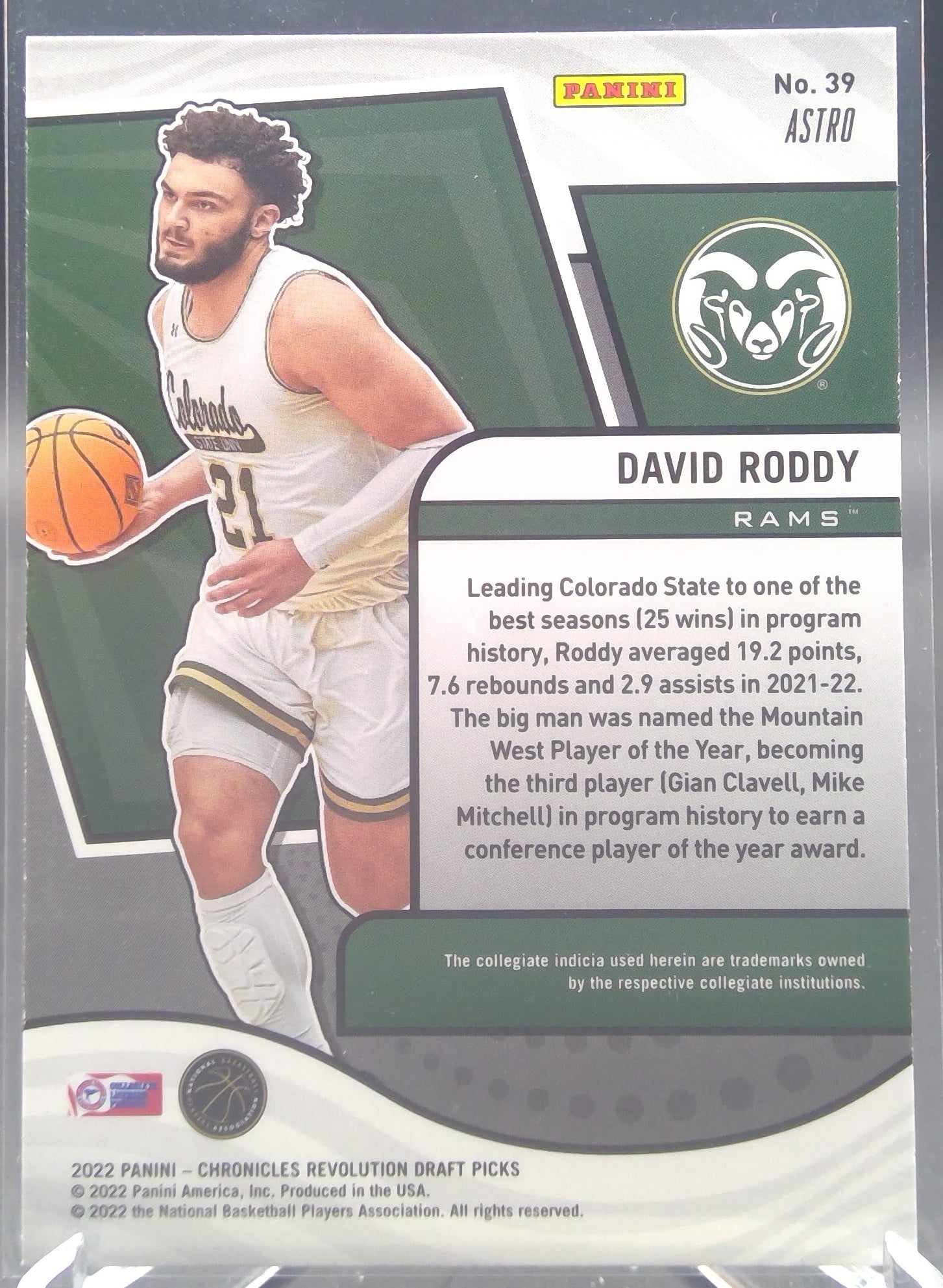 David Roddy #39