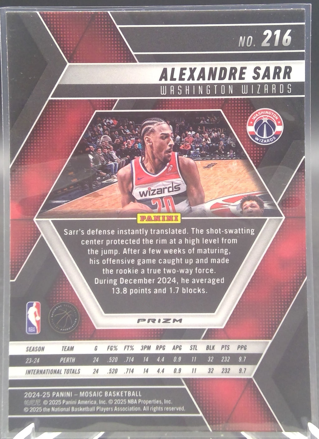 Alexandre Sarr #216