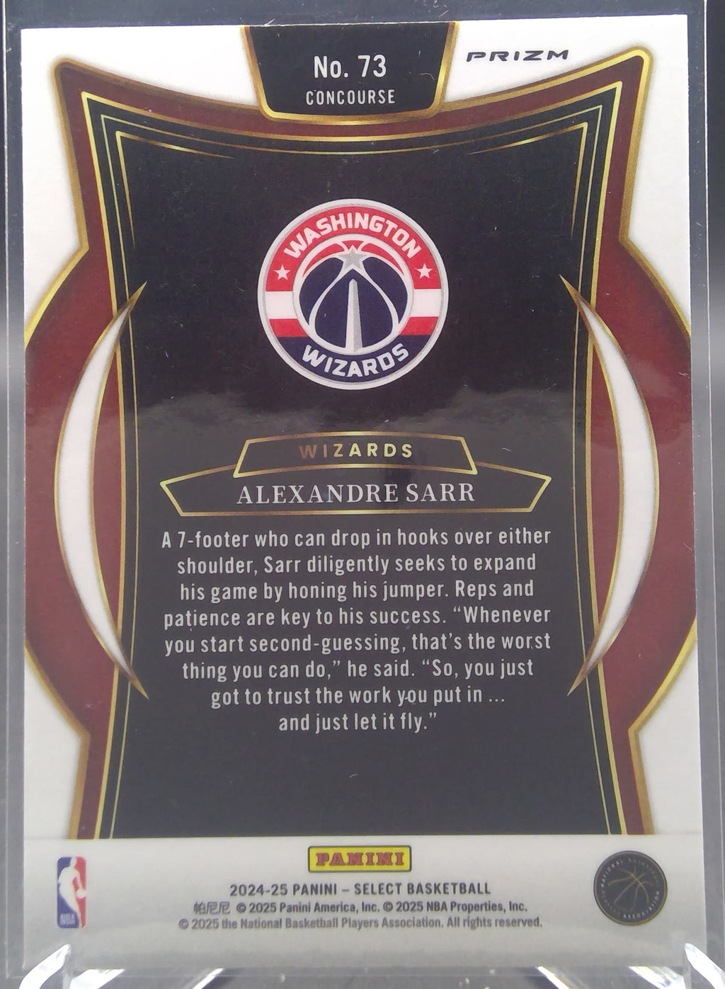 Alexandre Sarr #73