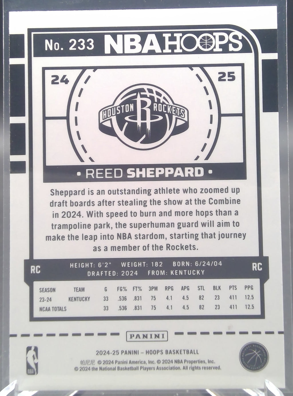 Reed Sheppard #233