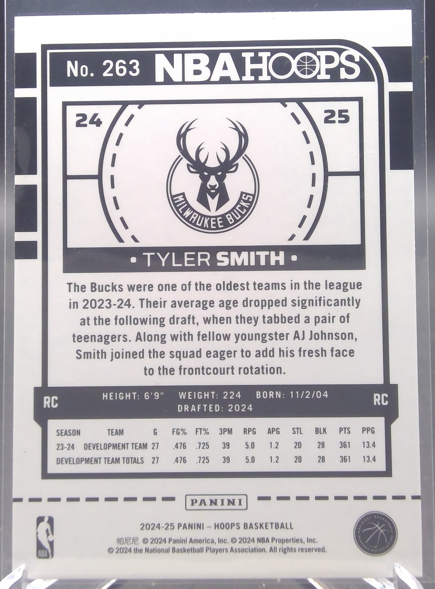 Tyler Smith #263