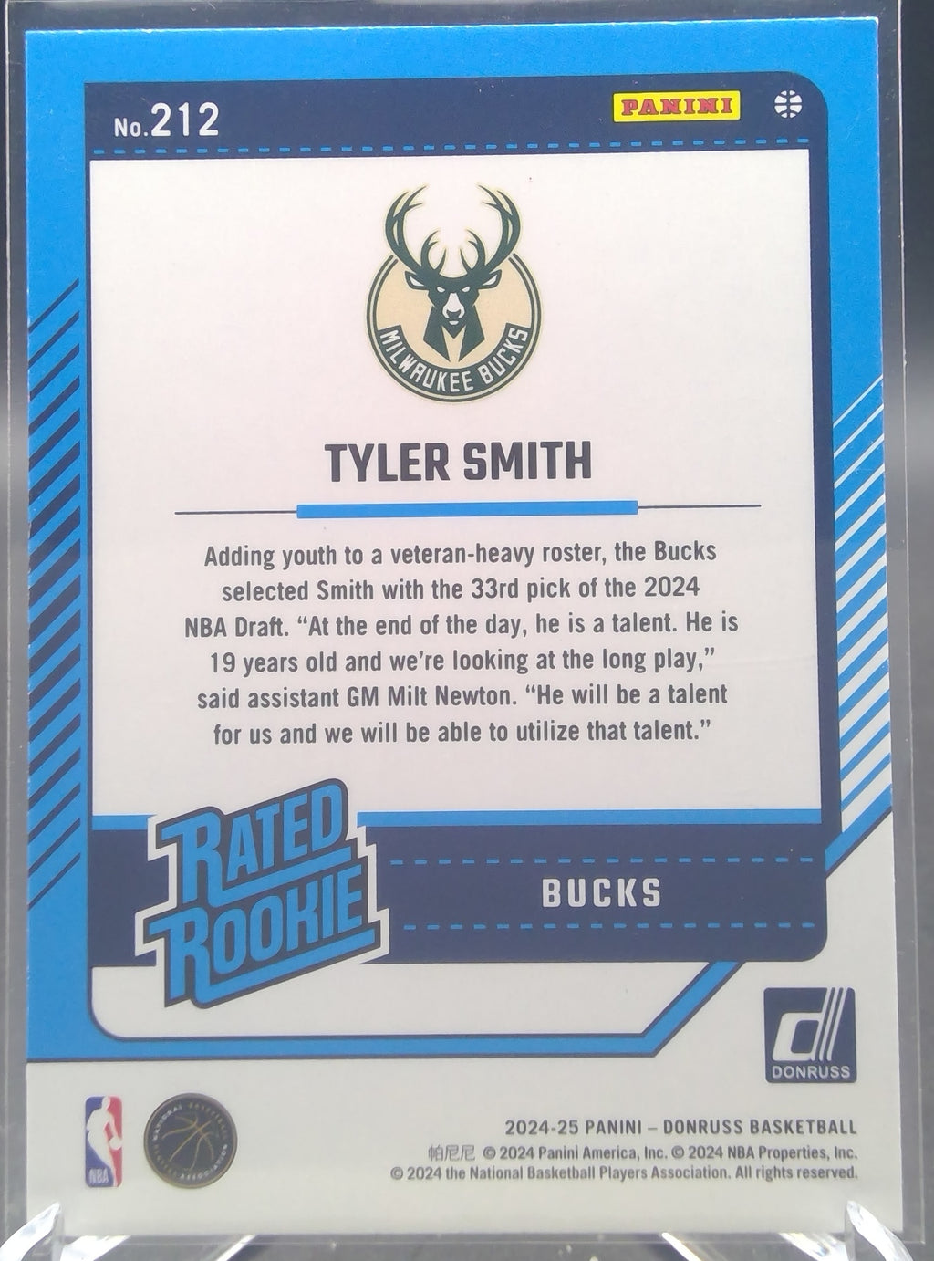 Tyler Smith #212