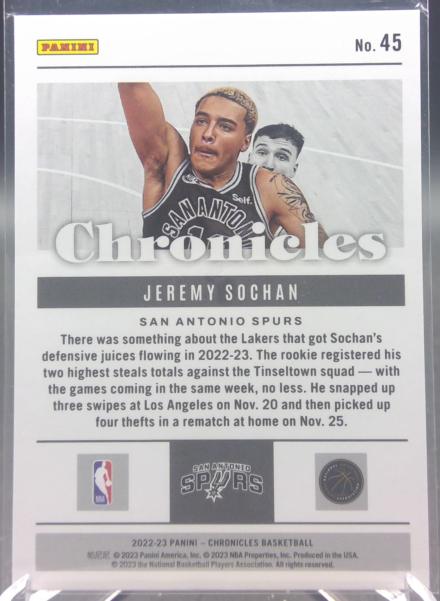 Jeremy Sochan #45