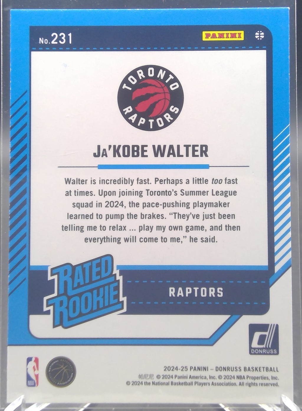 Ja'Kobe Walter #231